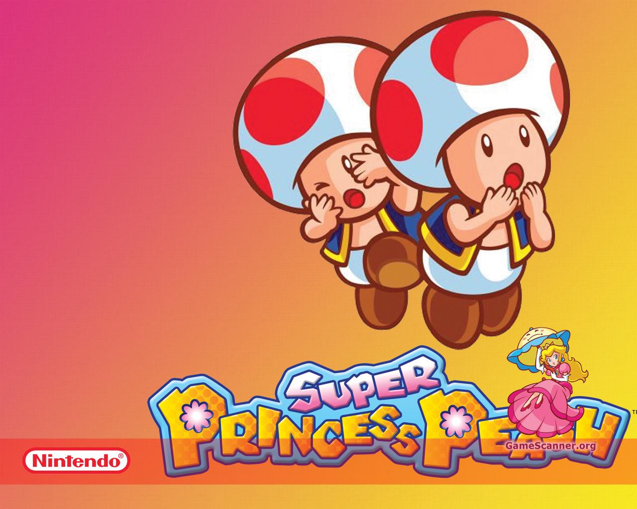 Laden Sie Super Princess Peach HD-Desktop-Hintergründe herunter