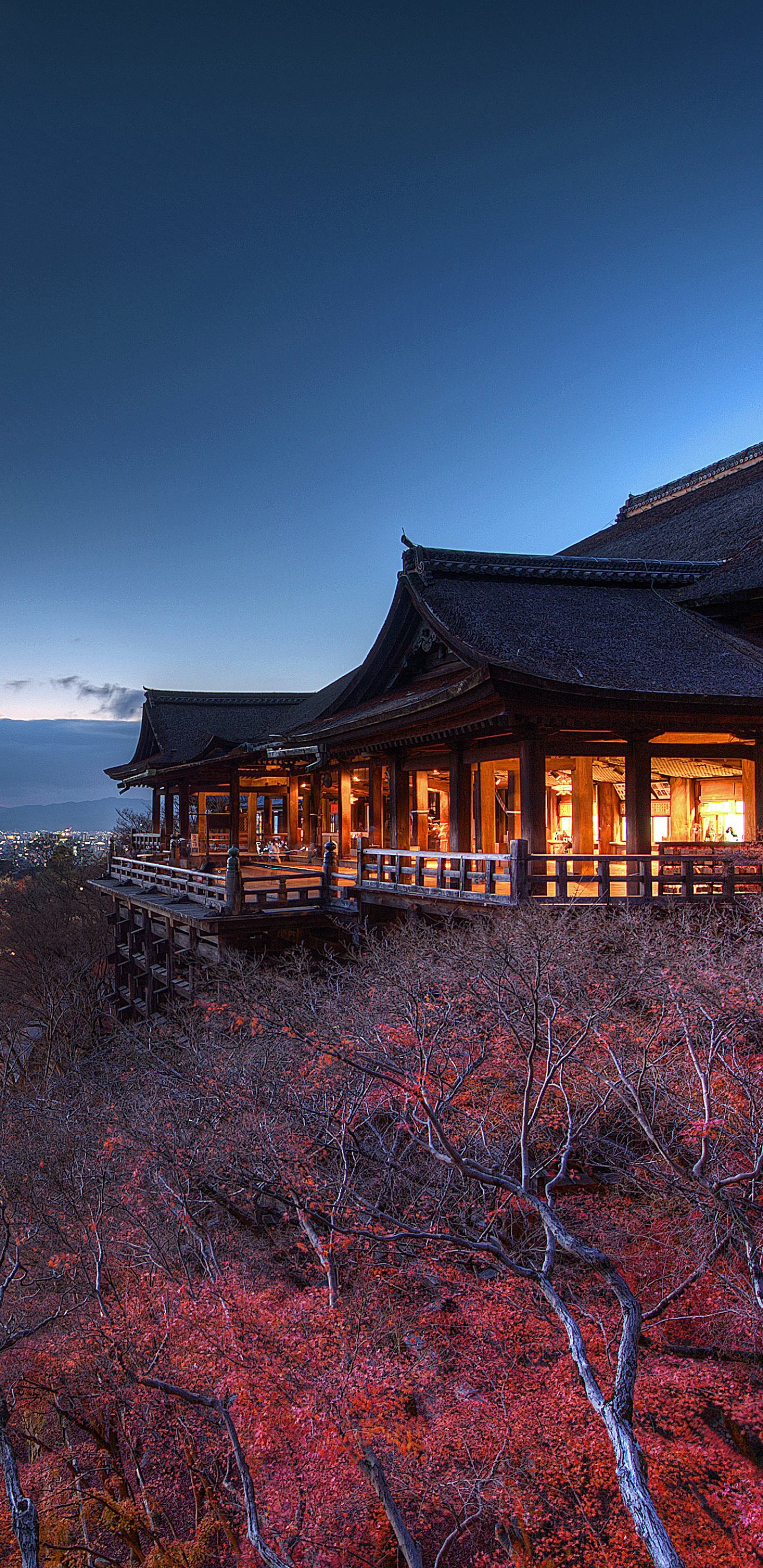japan, kyoto, kiyomizu dera, religious, night, temples 5K