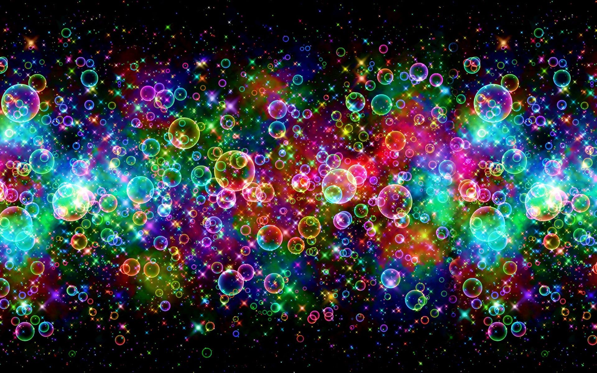 bright, bubbles, motley, abstract, multicolored iphone wallpaper