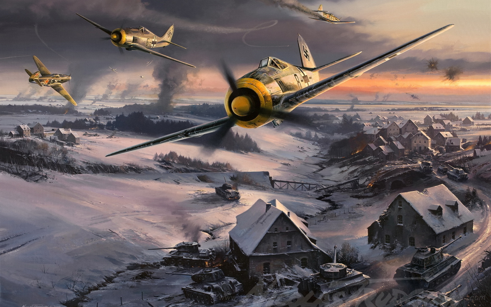 Воздушный бой FW 190