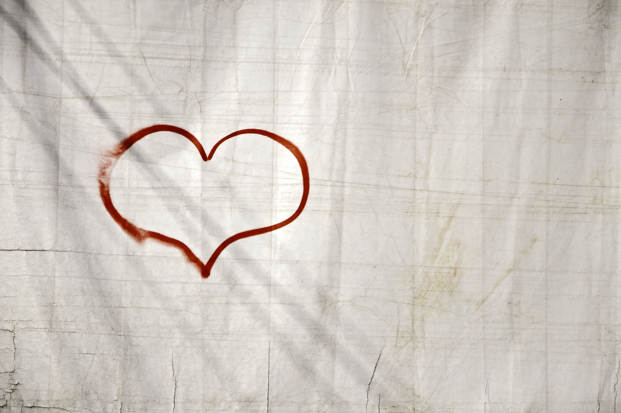 Free download wallpaper Paint, Heart, Wall, Sign, Love on your PC desktop