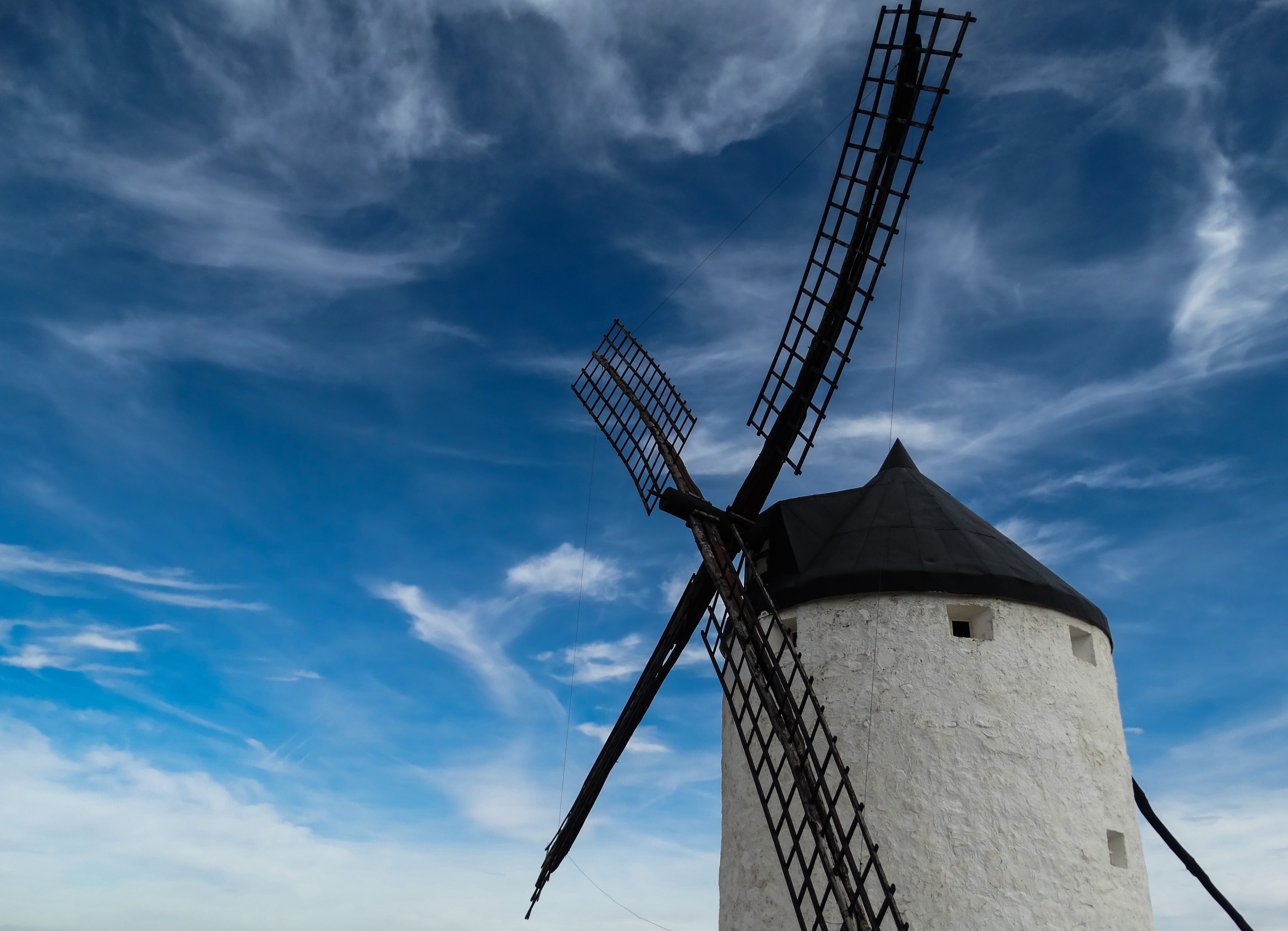 Download mobile wallpaper Mill, Windmill, Sky, Miscellaneous, Miscellanea for free.