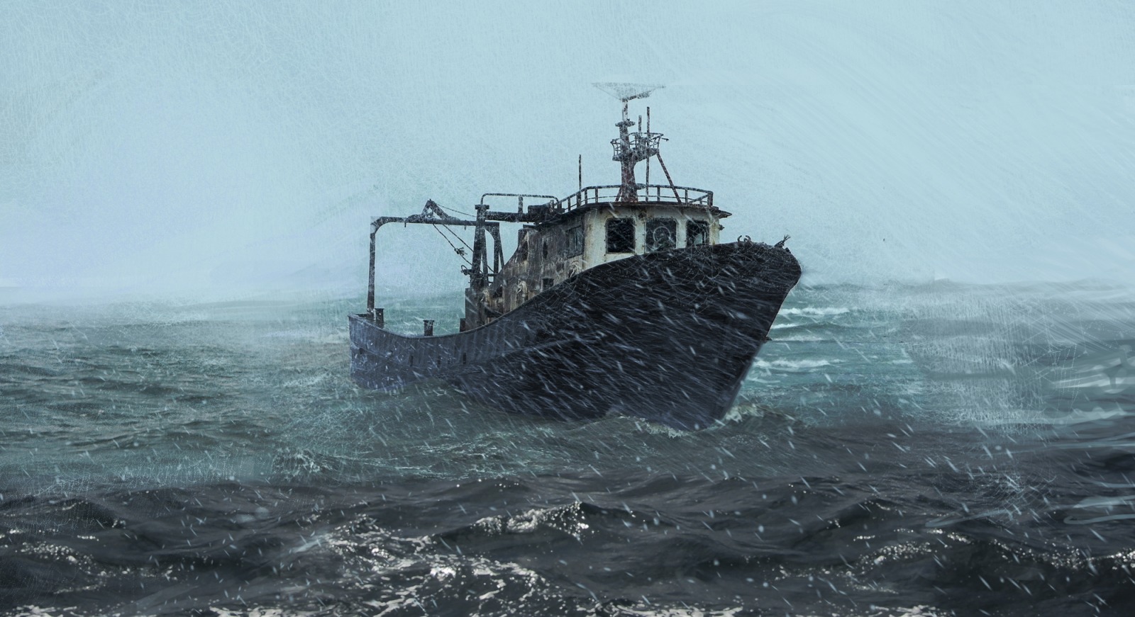 HD desktop wallpaper: Wreck, Vehicles, Fishing Boat download free