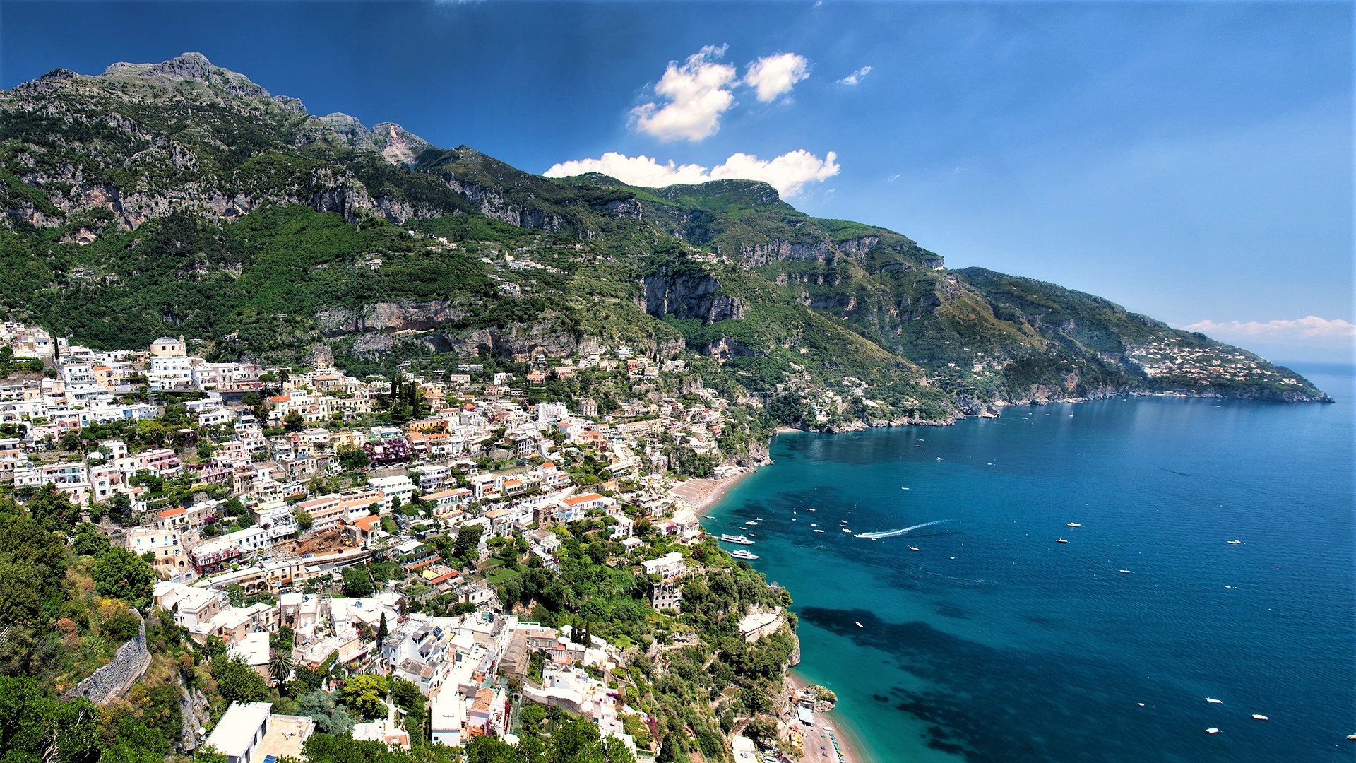 man made, positano, amalfi, coast, coastline, italy, village