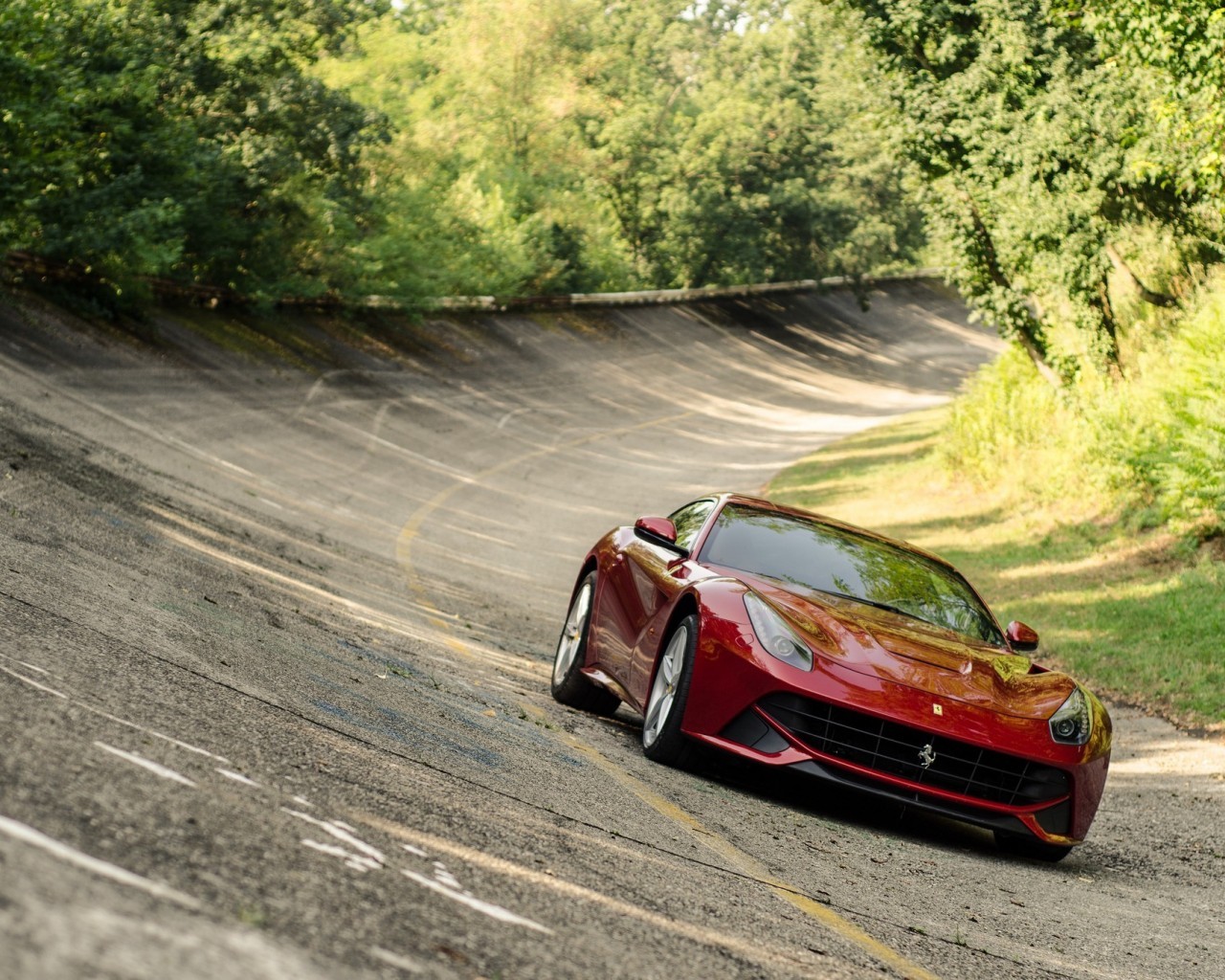Download mobile wallpaper Transport, Roads, Auto, Ferrari for free.