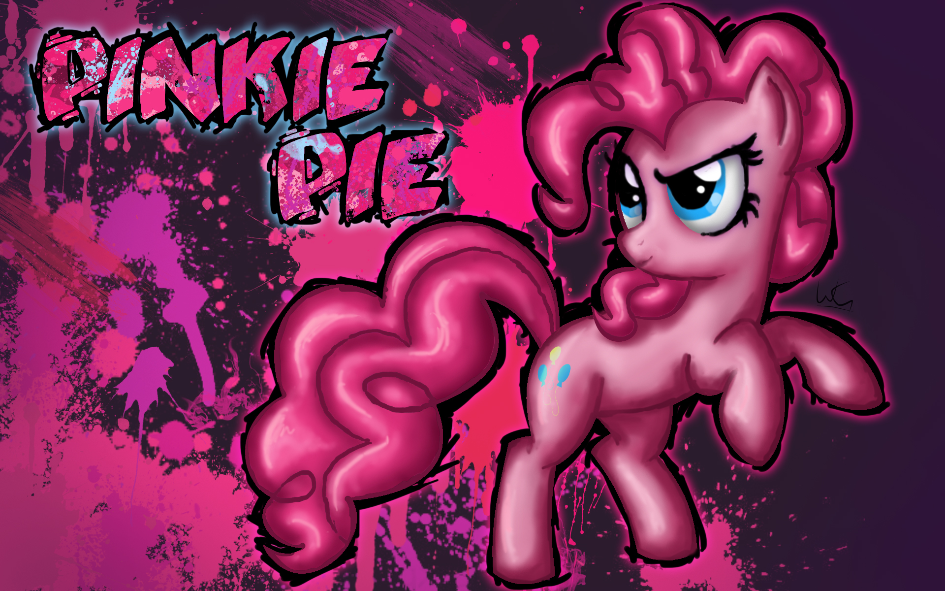 tv show, my little pony: friendship is magic, graffiti, my little pony, pinkie pie for Windows
