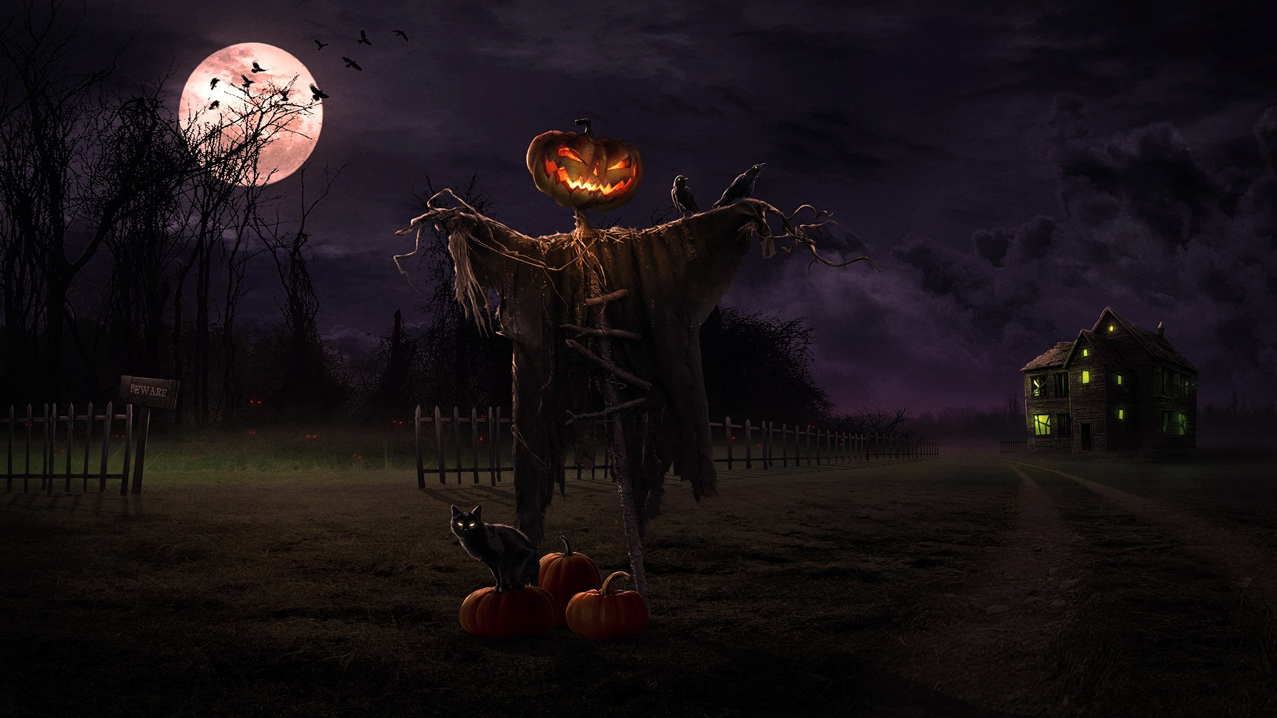 Download mobile wallpaper Halloween, Holiday, Scary for free.