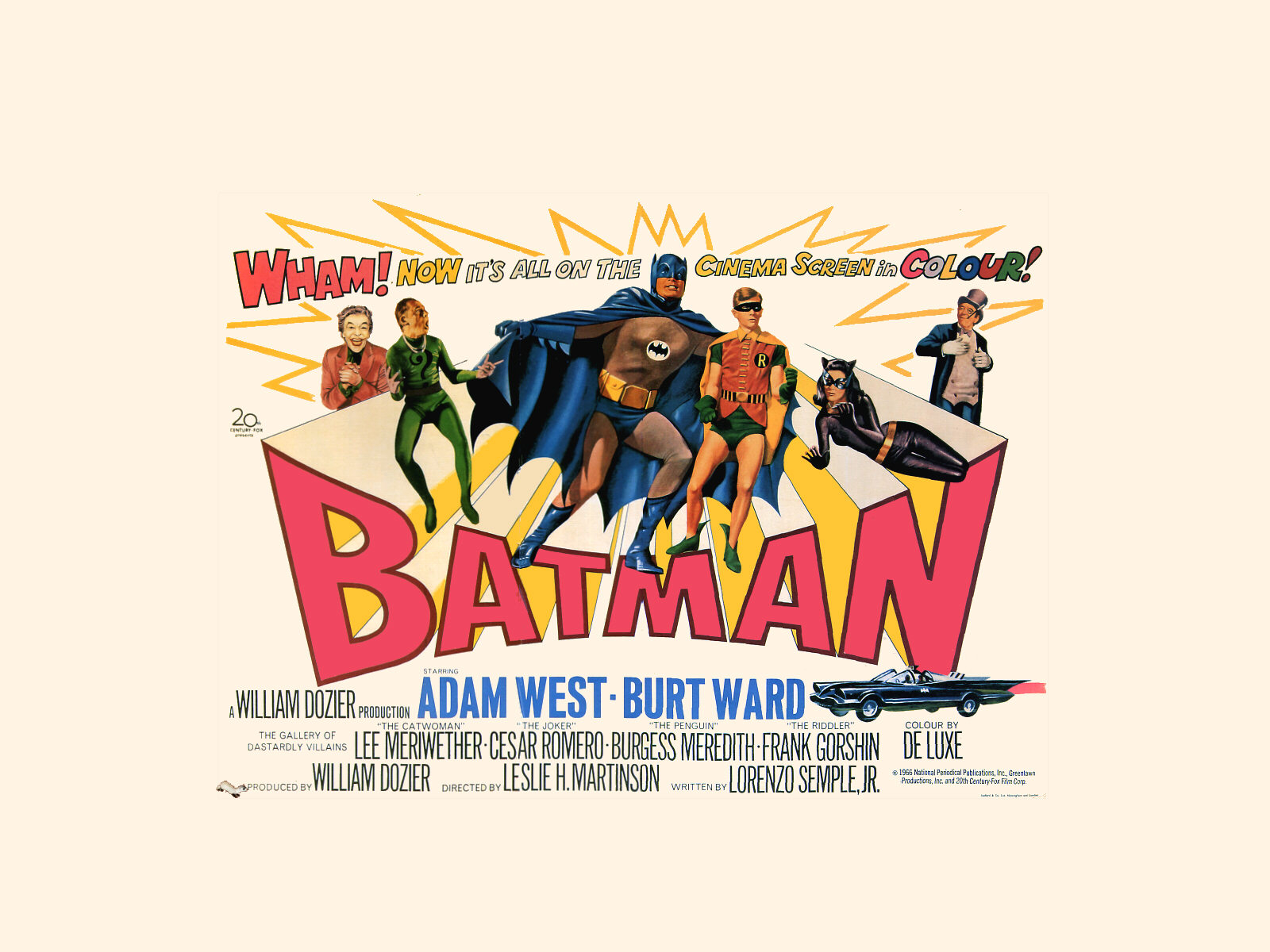 movie, batman: the movie, poster, batman