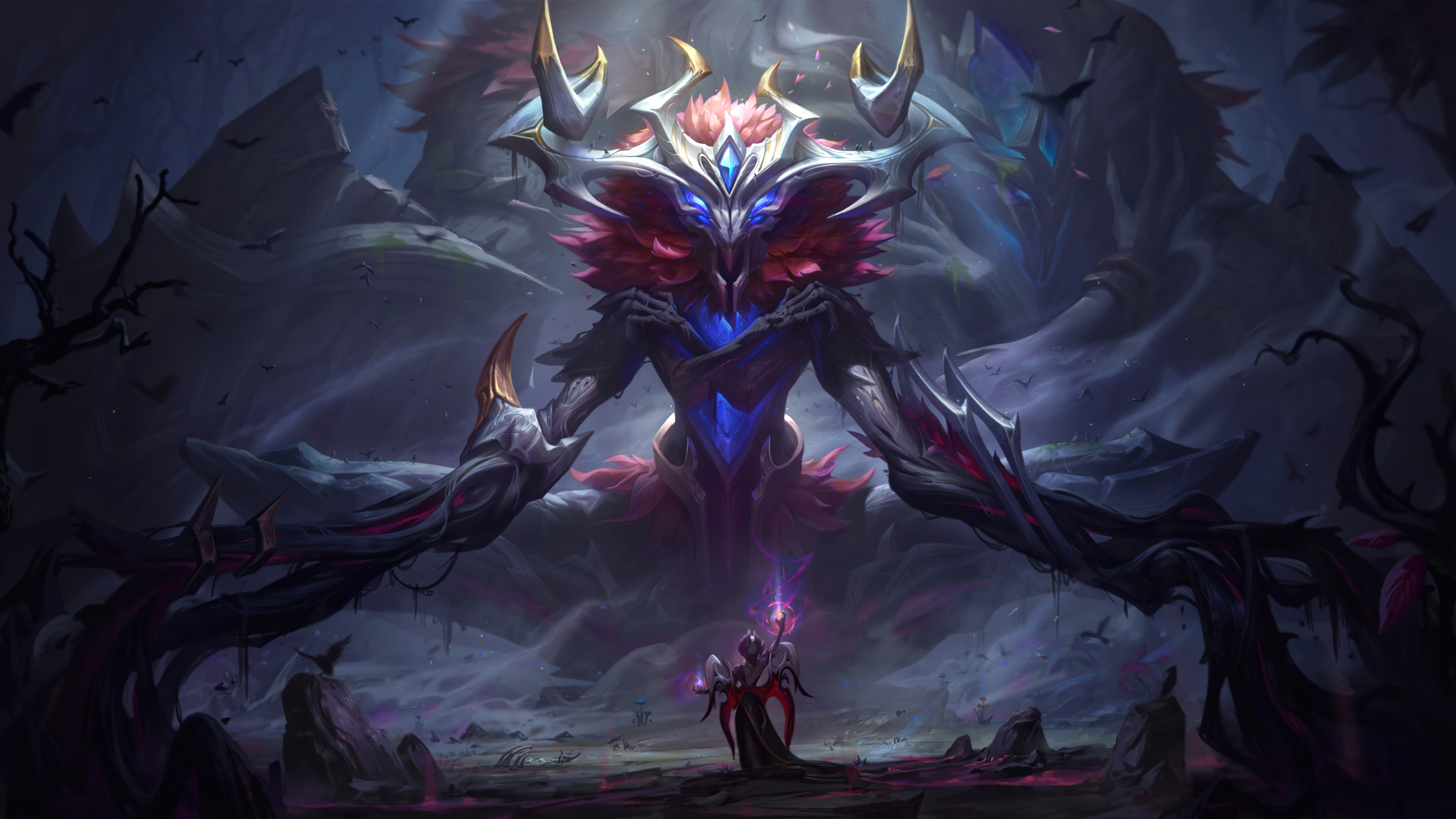 Gods league of legends new. League of Legends Иверн. Азир дух леса ЛОЛ. Дух леса Иверн. League of Legends Splash Art Азир.