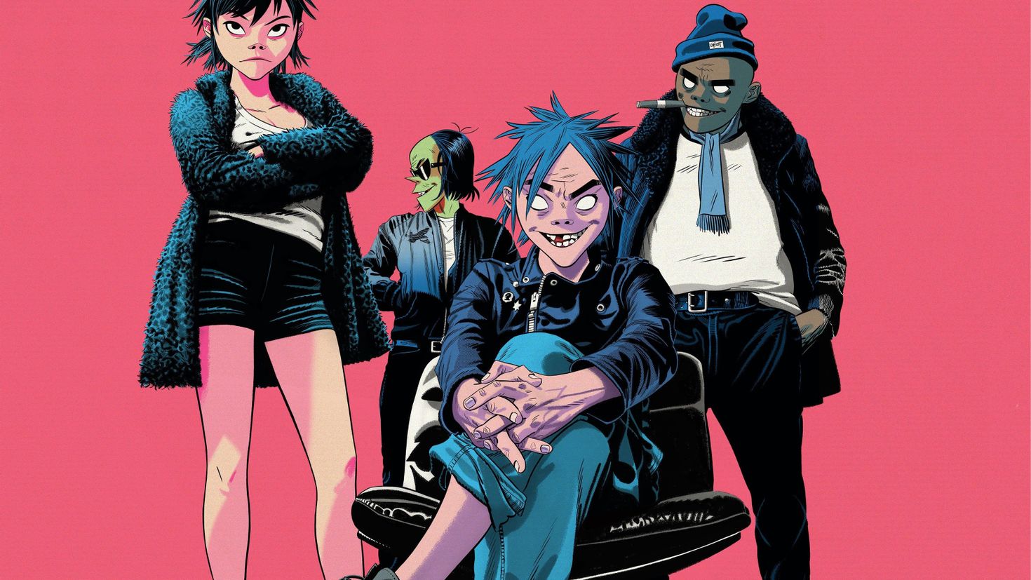 Gorillaz island. Джек Блэк гориллаз. Группа Gorillaz. Gorillaz Tranz. Gorillaz 2020.