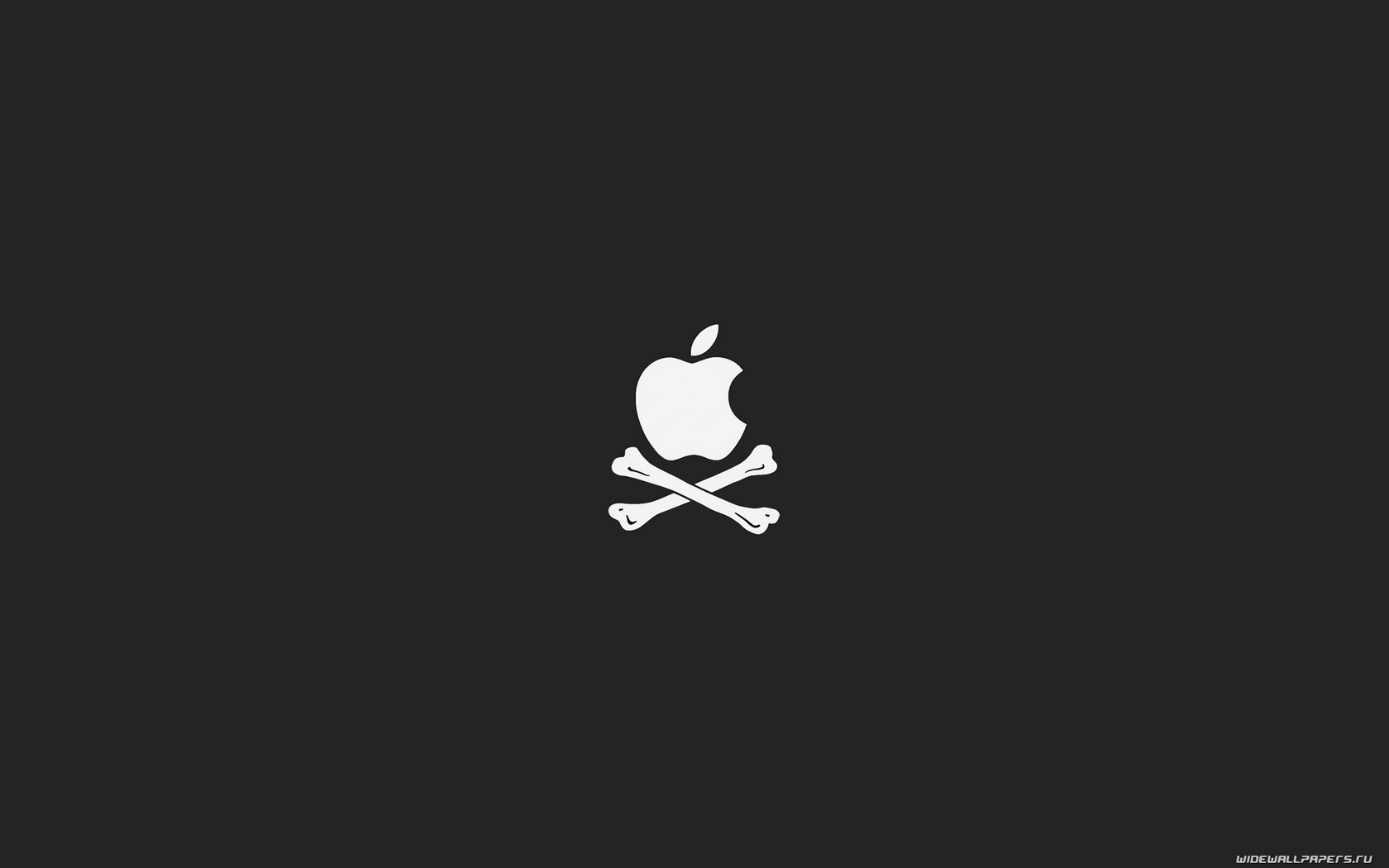 Handy-Wallpaper Marken, Piraten, Logos, Apple, Humor kostenlos herunterladen.