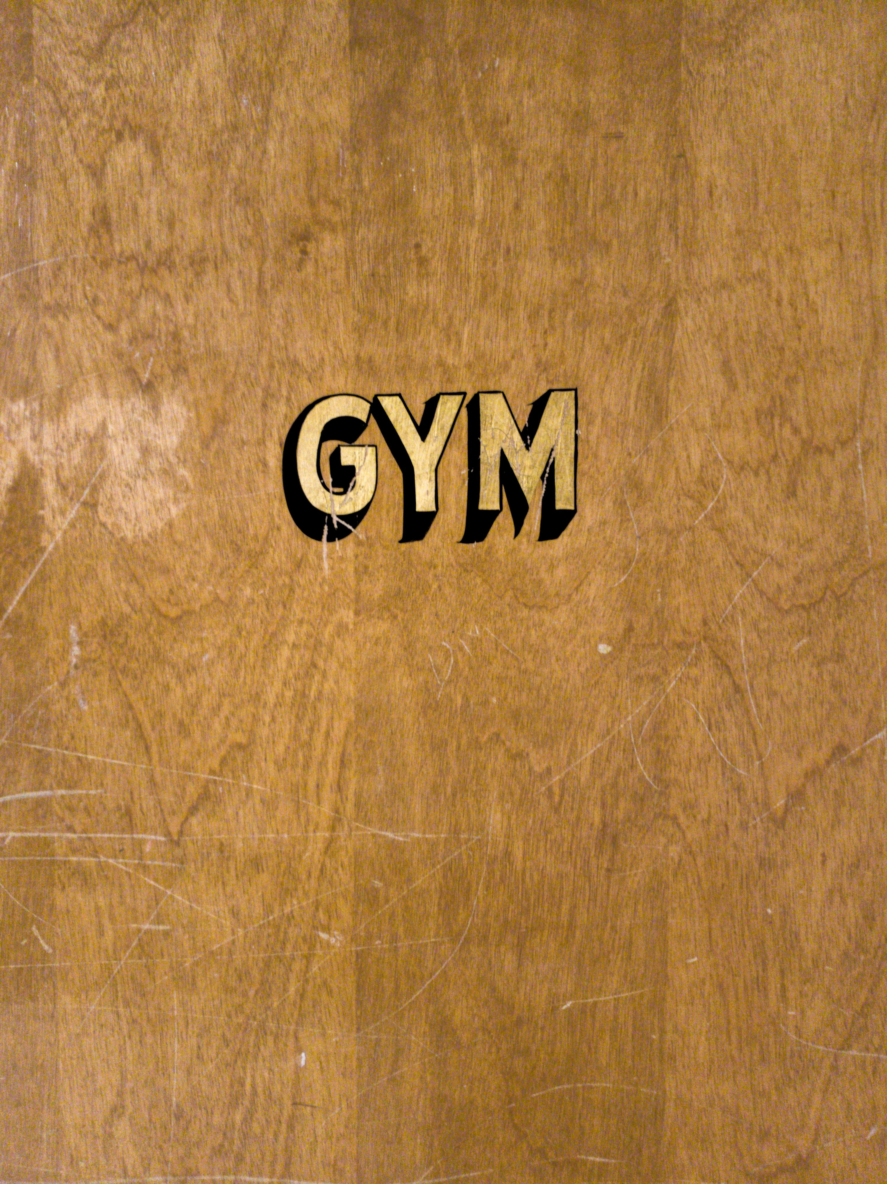 gym, scratches, words, inscription, text, word, gymnasium