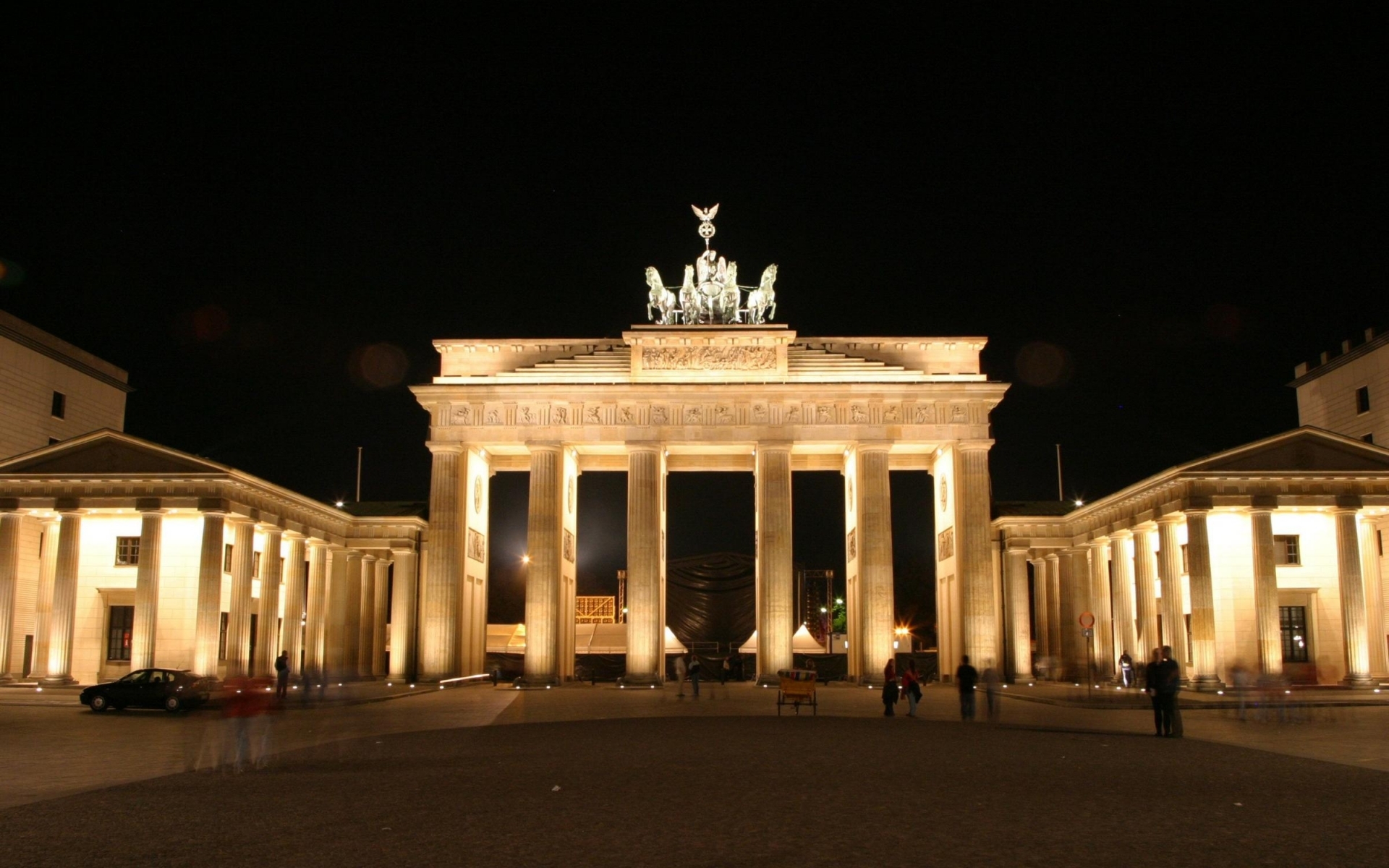 Free download wallpaper Cities, Night, Architecture, Berlin on your PC desktop