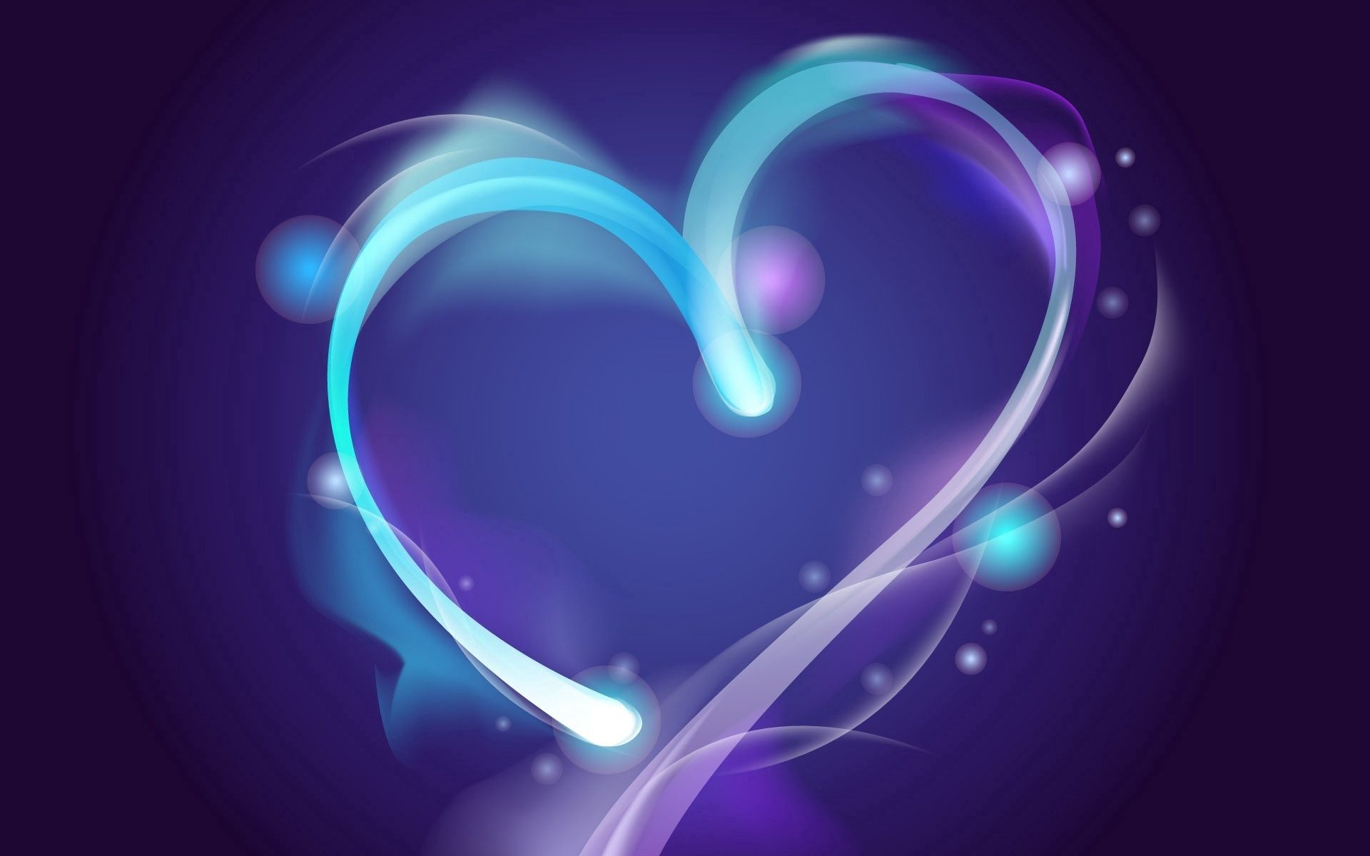 lilac, love, violet, circles, purple, heart Free Stock Photo
