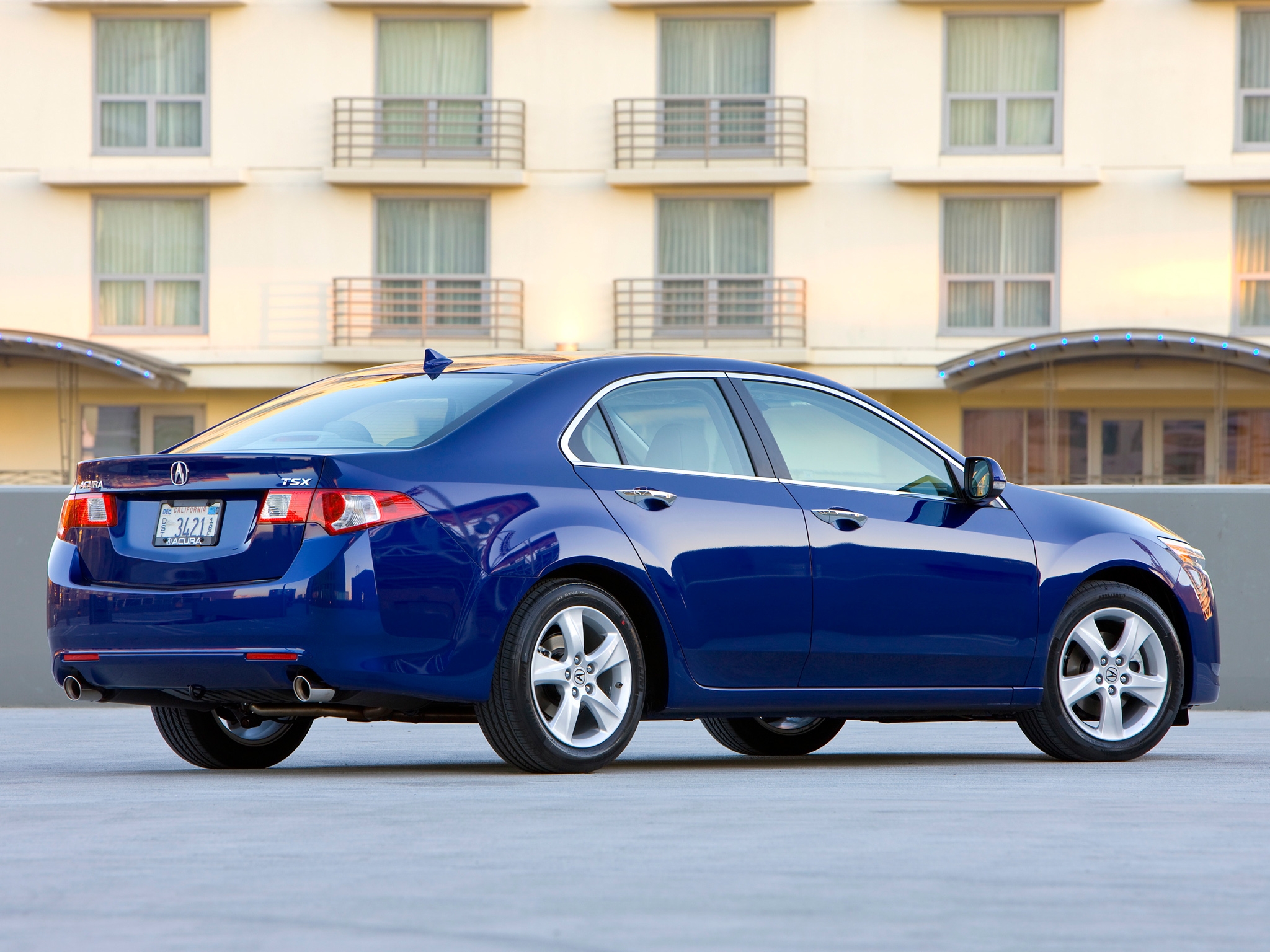 Download mobile wallpaper Akura, Tsx, 2008, Acura, Side View, Style, Asphalt, House, Auto, Cars for free.