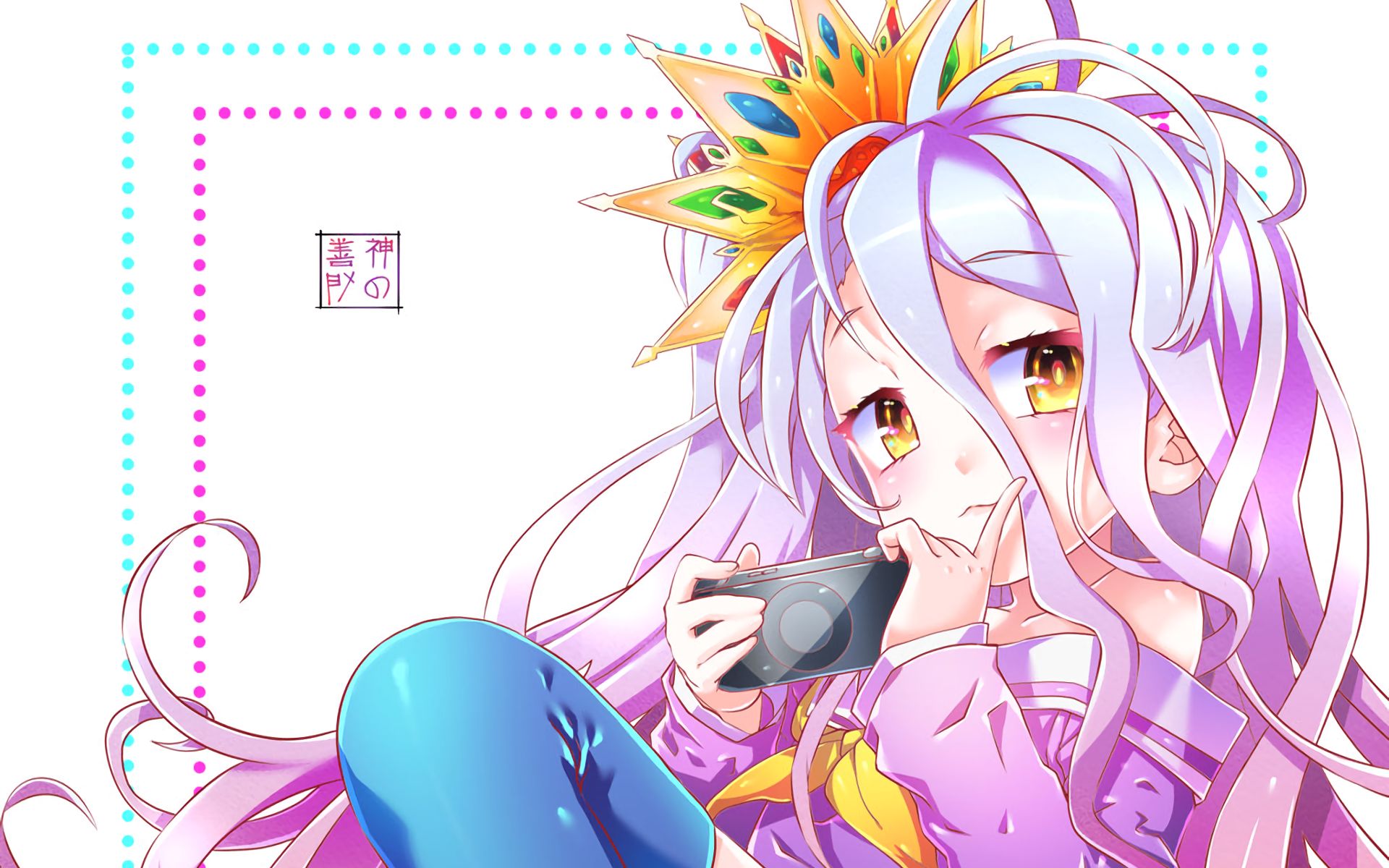 HD desktop wallpaper: Anime, Shiro (No Game No Life), No Game No Life  download free picture #826447