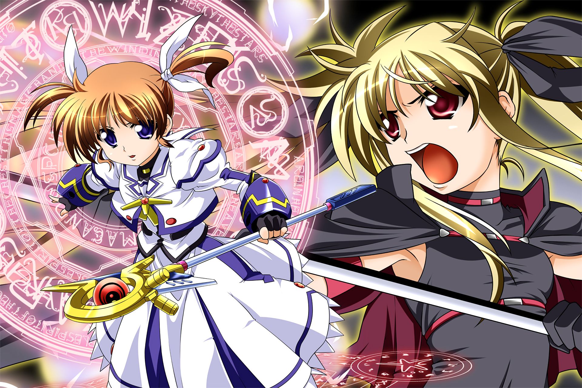 Magical girl lyrical nanoha. Лиричная волшебница Наноха: АСЫ мультсериал 2005. Лиричная волшебница Наноха 3: отражение. Lyrical Nanoha Vita.