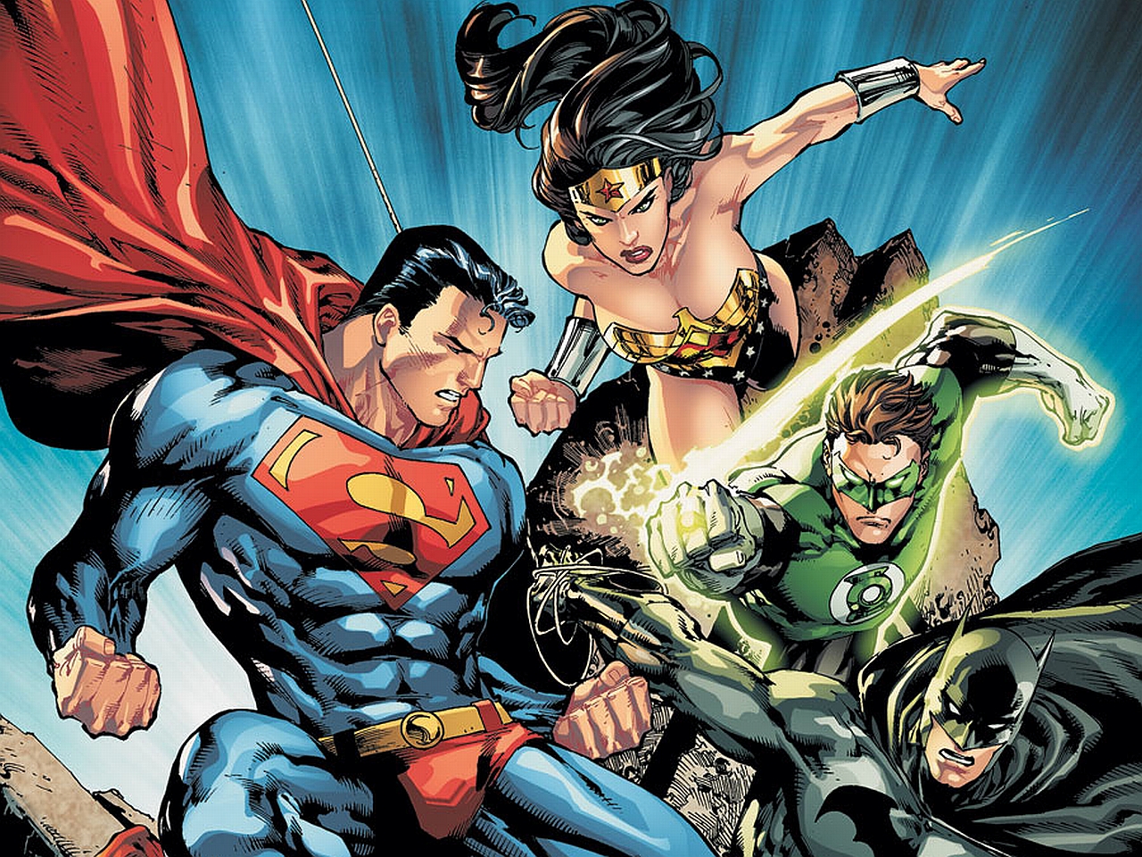 superman, comics, dc universe, batman, dc comics, green lantern, hal jordan, wonder woman