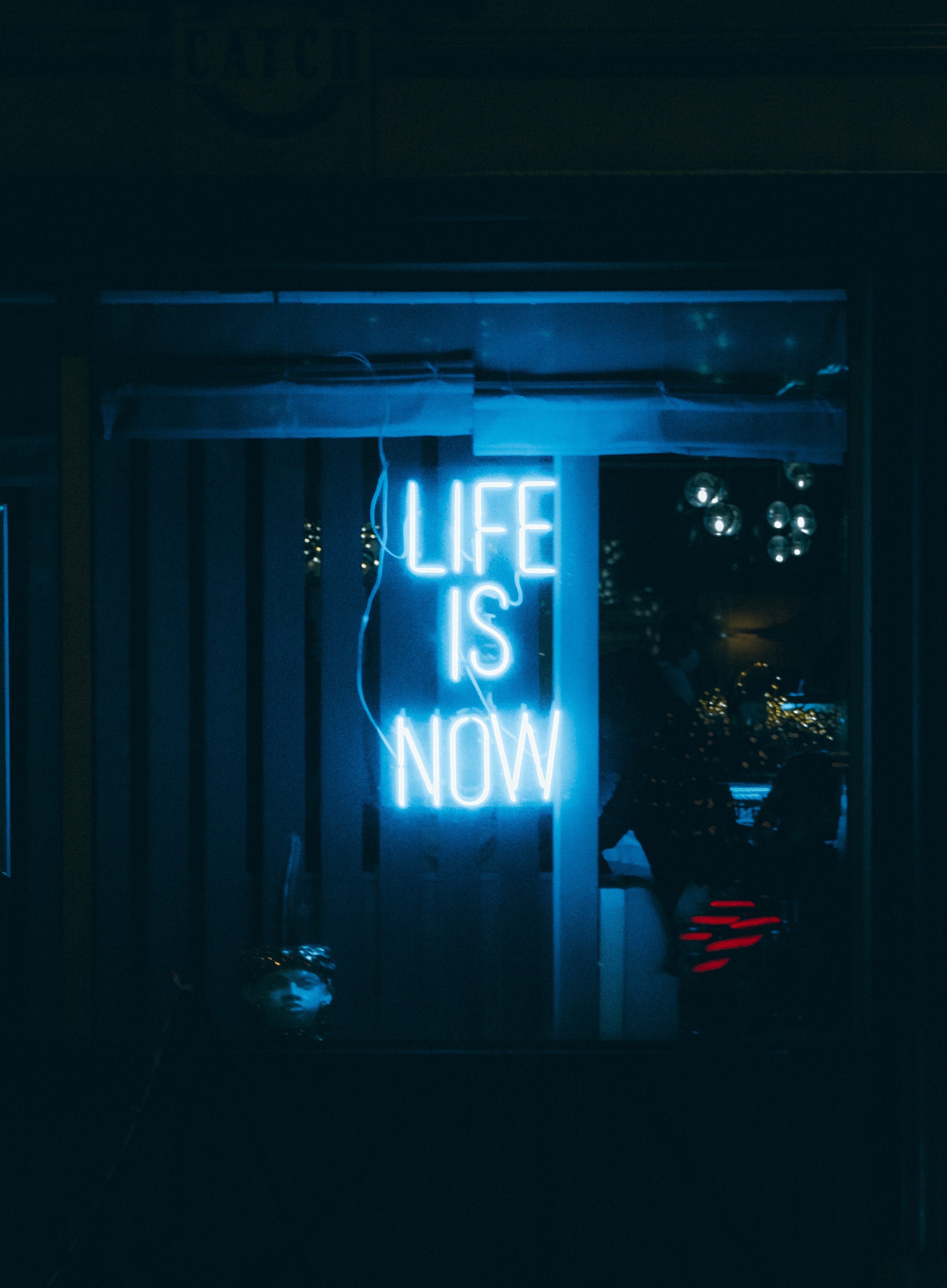 Free HD motivation, words, life, neon, text