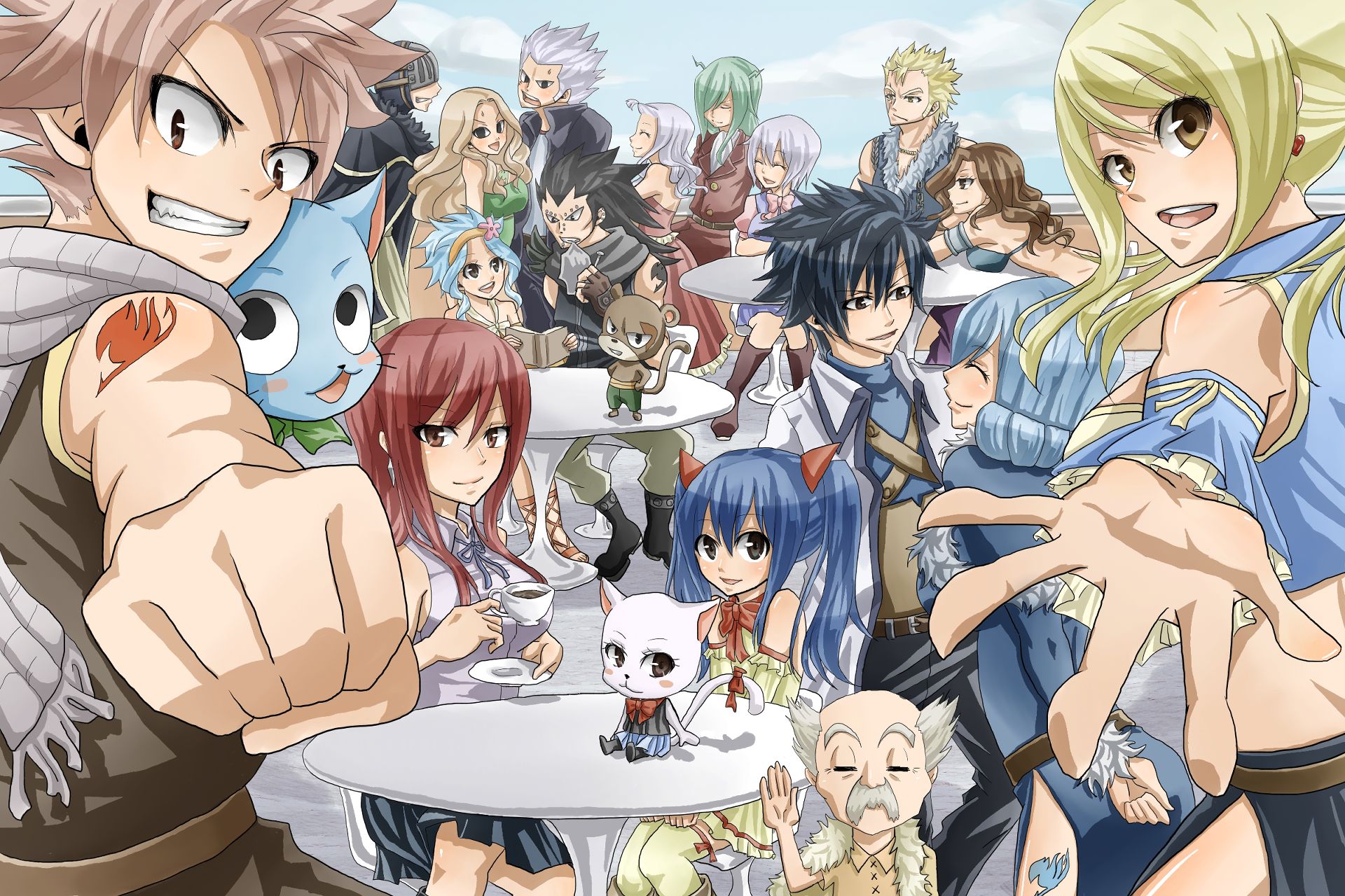 HD wallpaper: Anime, Fairy Tail, Happy (Fairy Tail) | Wallpaper Flare