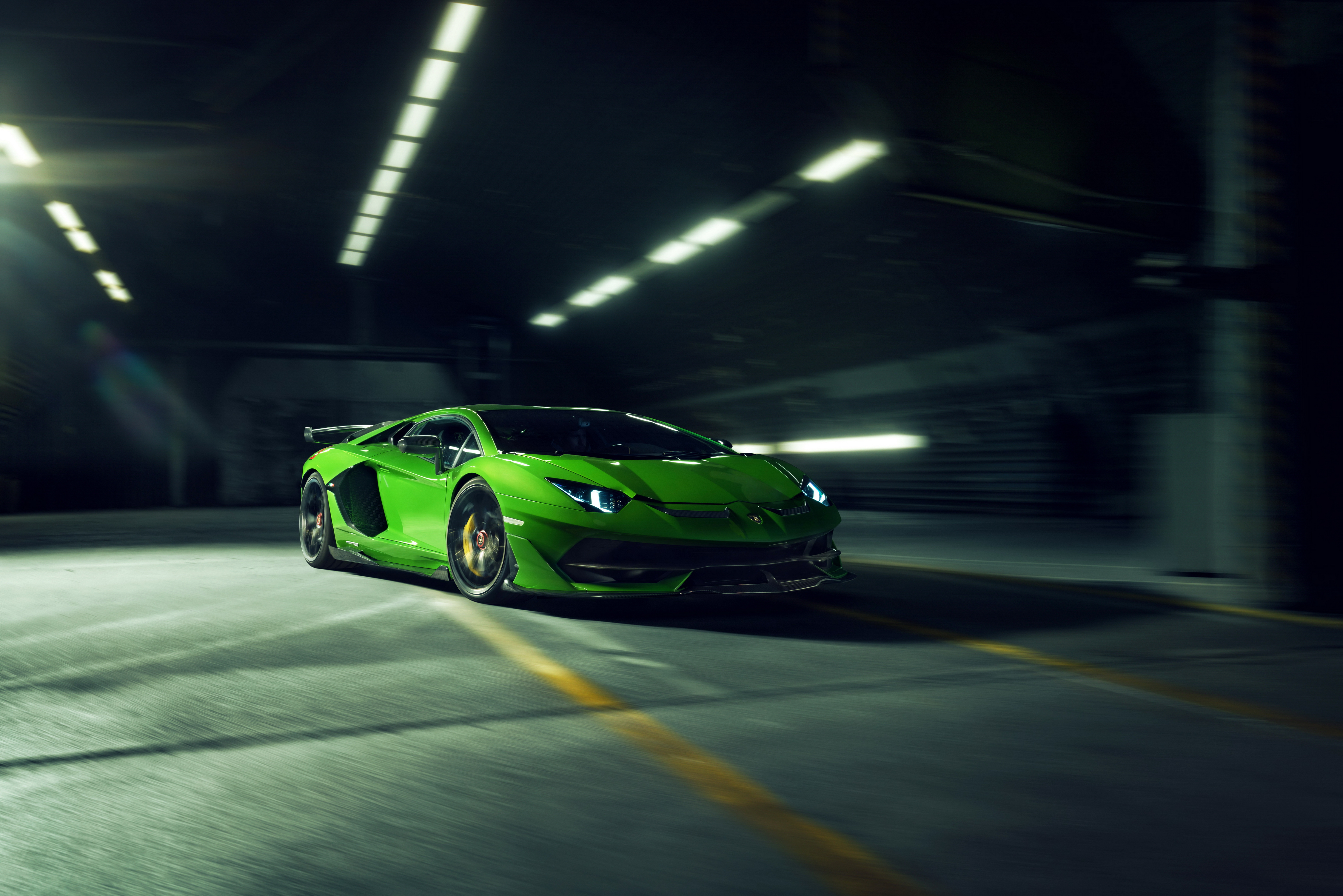 Lamborghini Aventador 4Рє Green