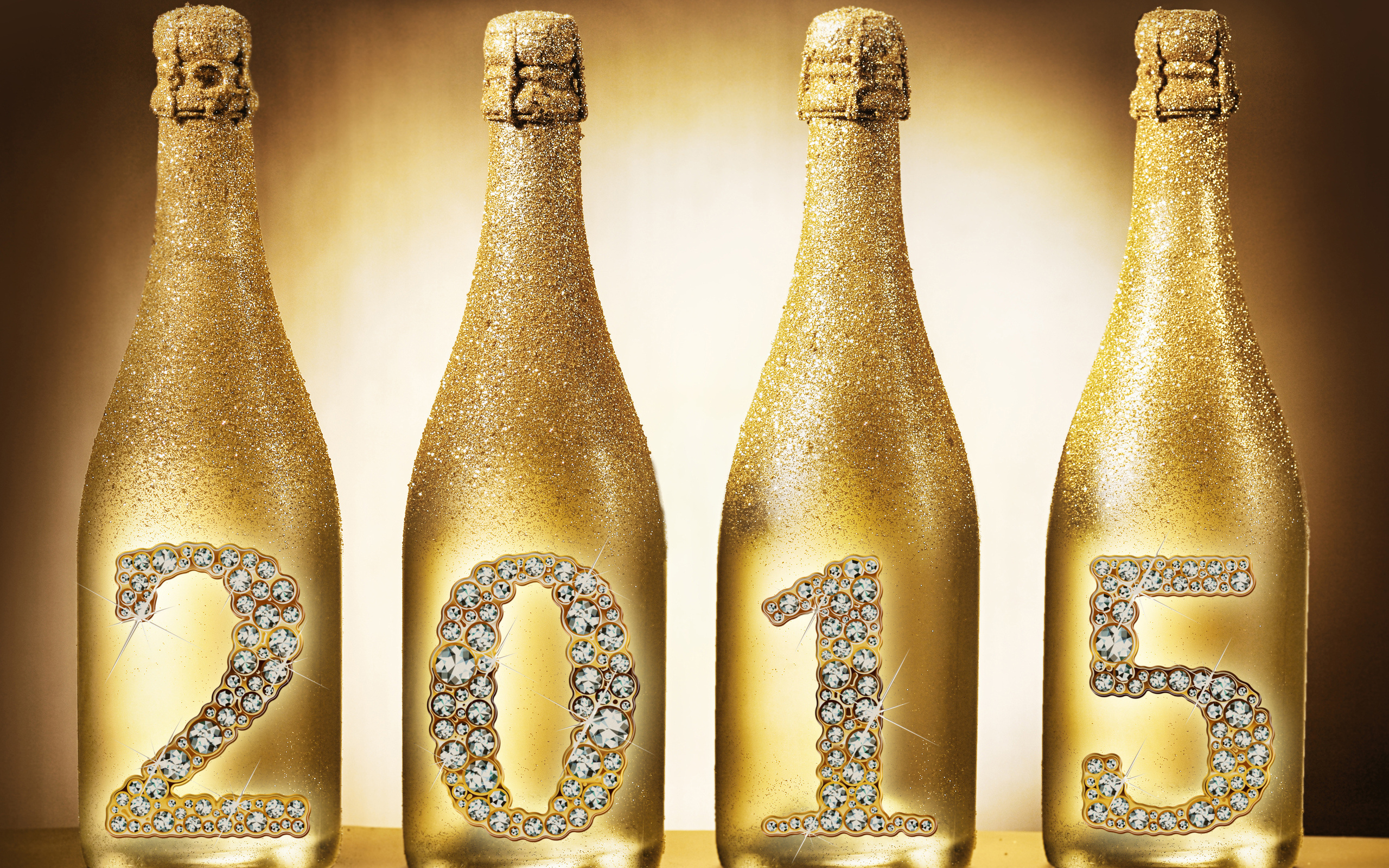 667584 завантажити шпалери свято, новий рік 2015, шампанське, новий рік - заставки і картинки безкоштовно