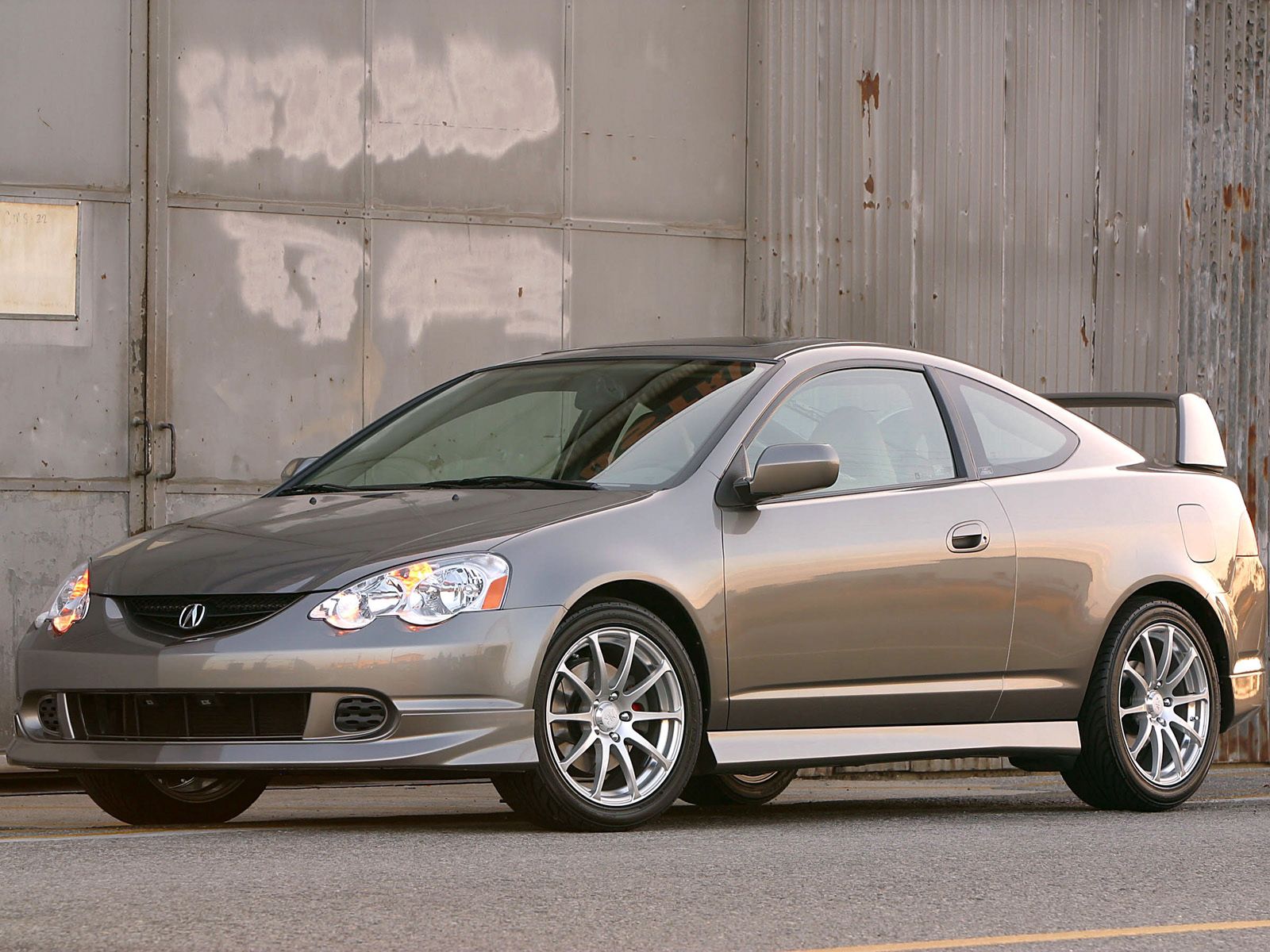 Free download wallpaper Auto, Acura, Side View, Style, Rsx, Grey Metallic, Metallic Gray, 2003, Cars on your PC desktop