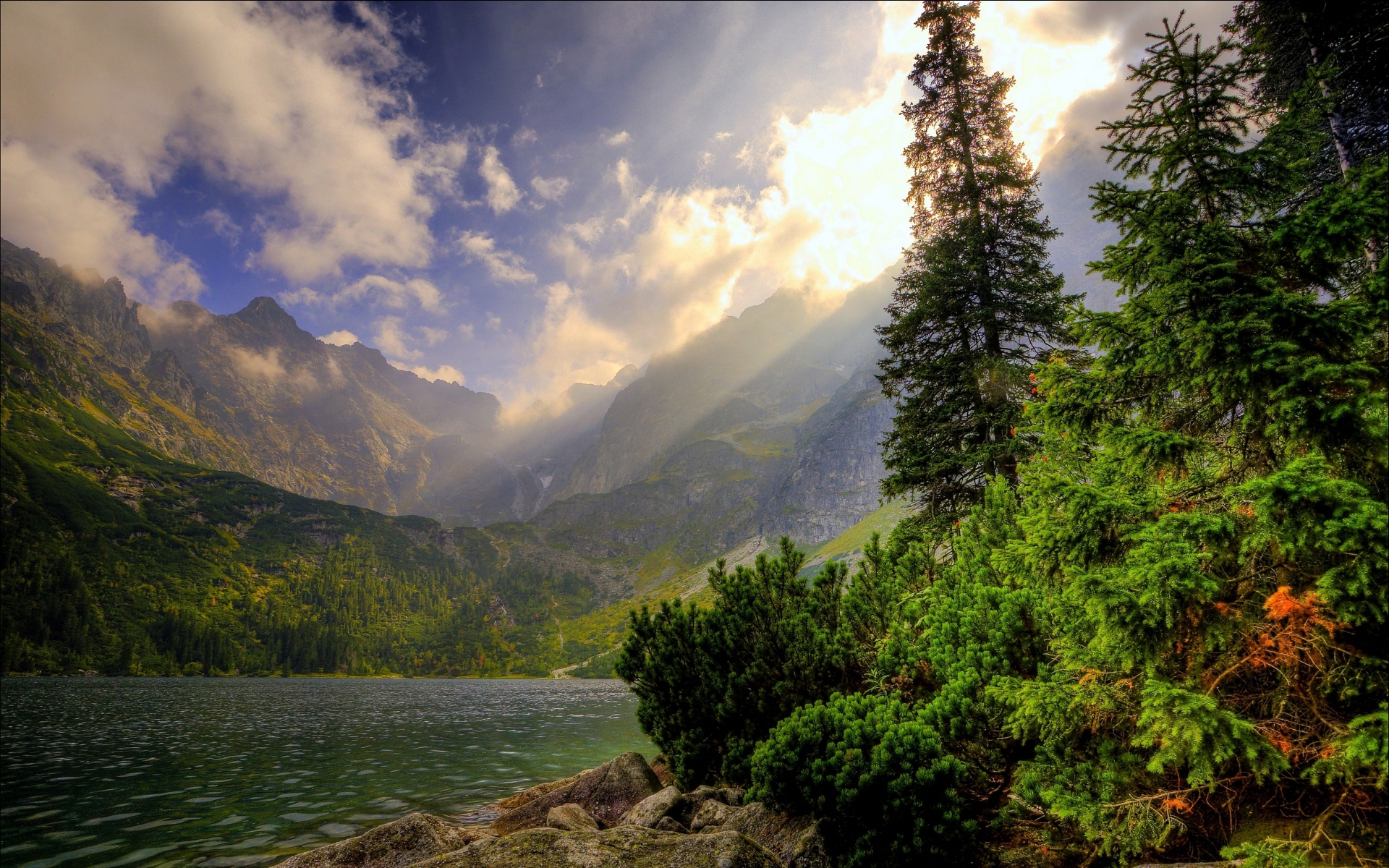 無料モバイル壁紙川, 山脈, 風景をダウンロードします。