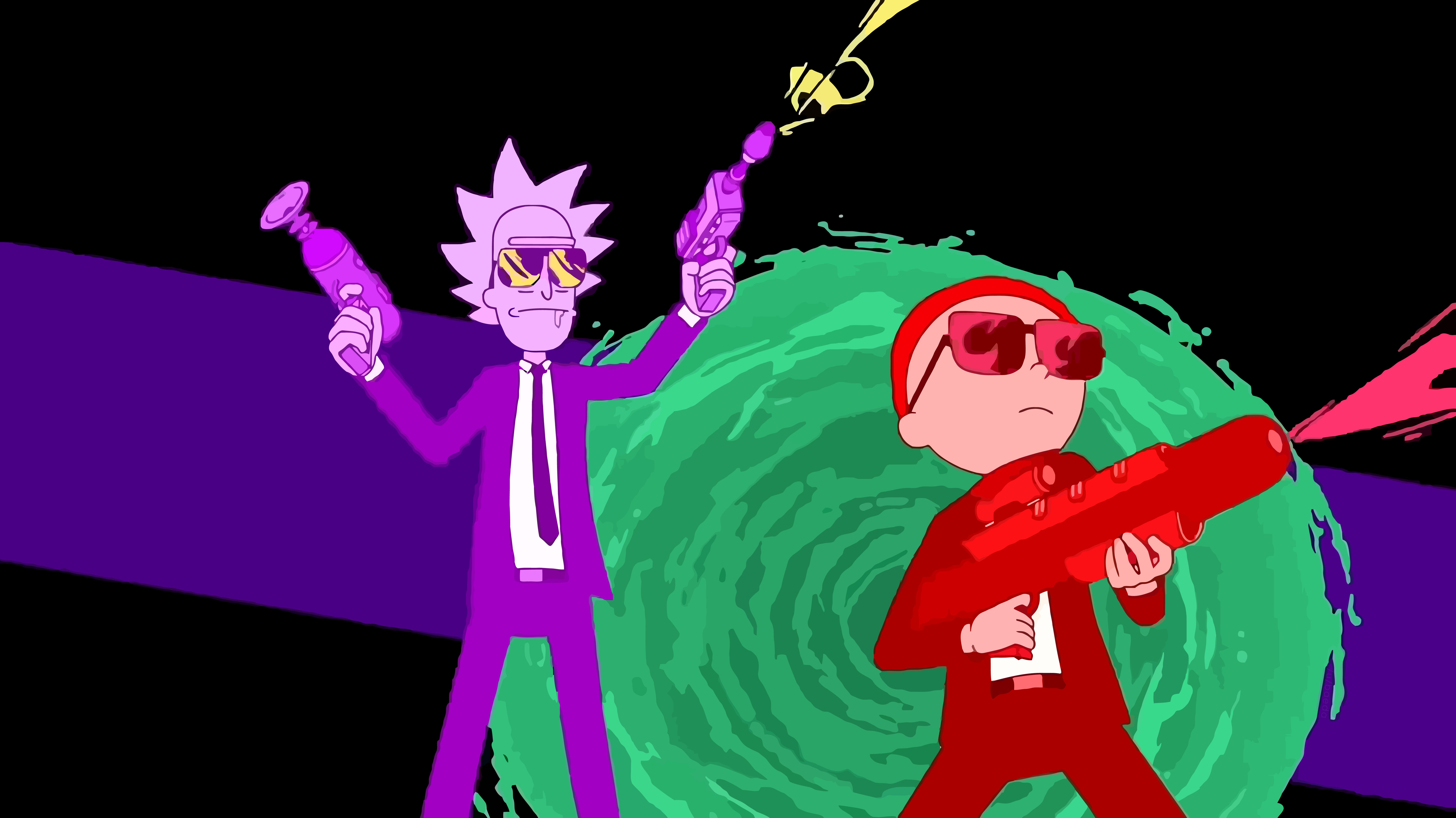 Download mobile wallpaper Tv Show, Rick Sanchez, Morty Smith, Rick And Morty, Run The Jewels for free.