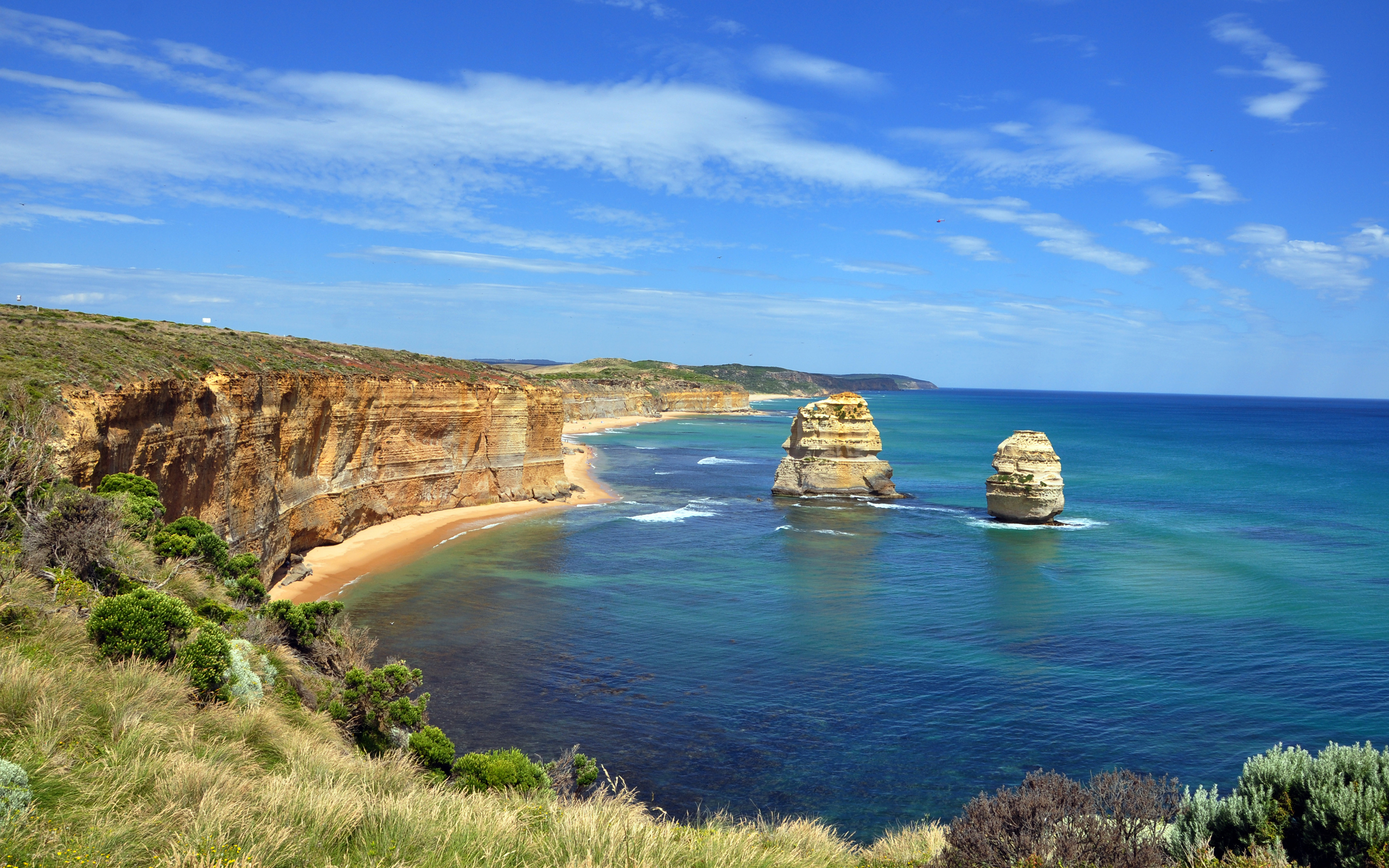 coastline, cliff, earth, the twelve apostles, victoria (australia) 2160p