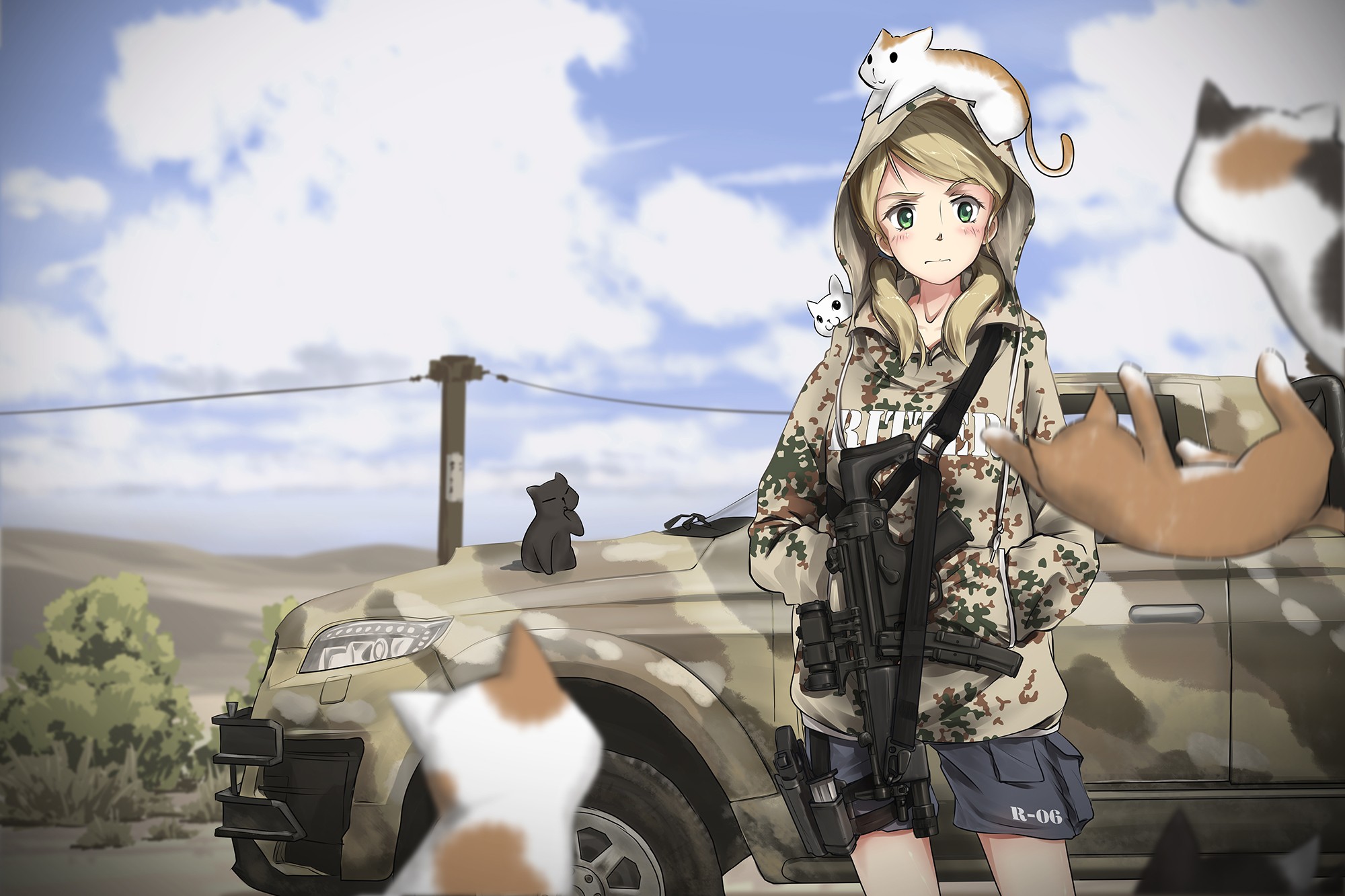 Аниме военные девушки