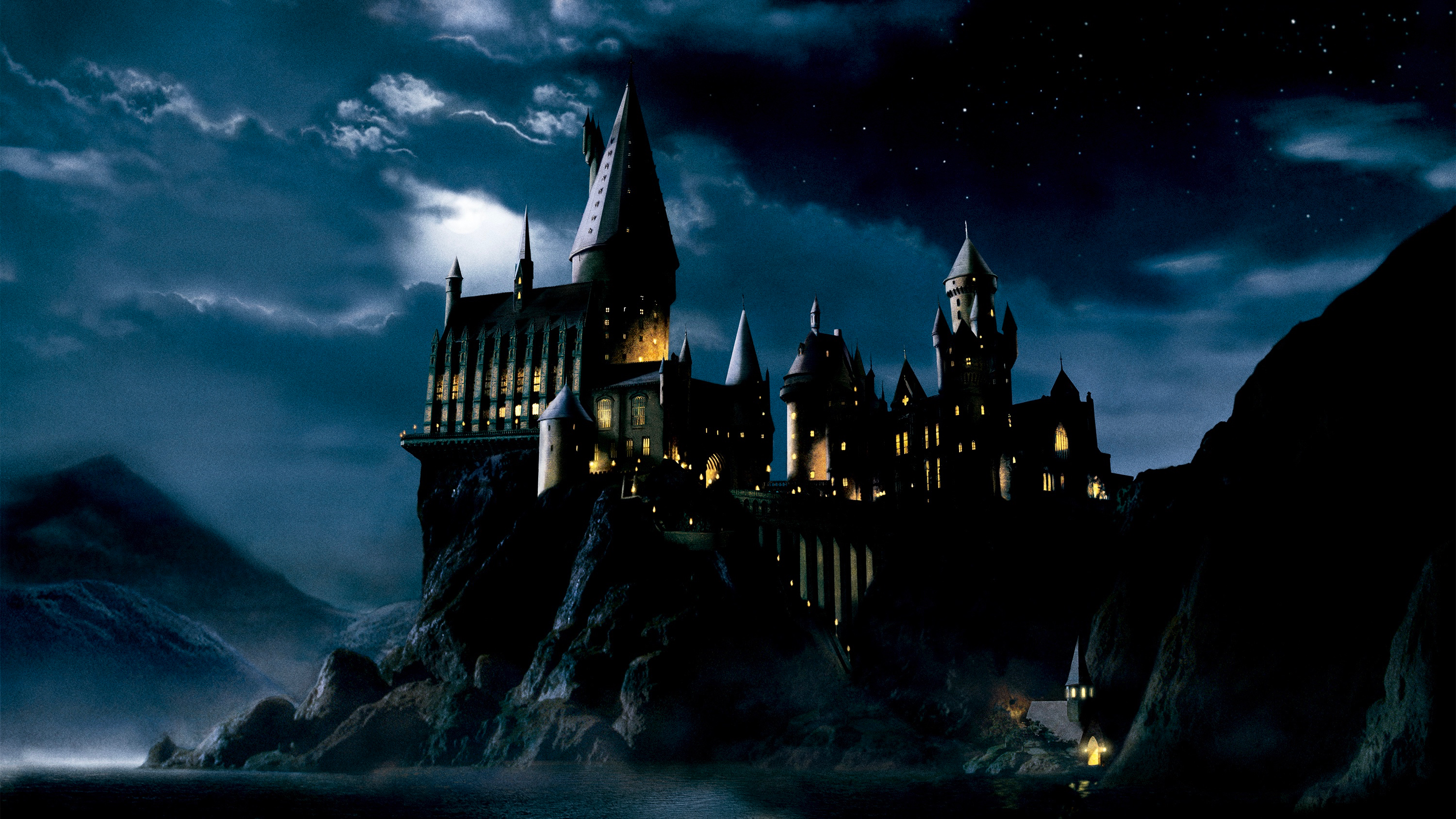 hogwarts castle, harry potter, movie Ultra HD, Free 4K, 32K