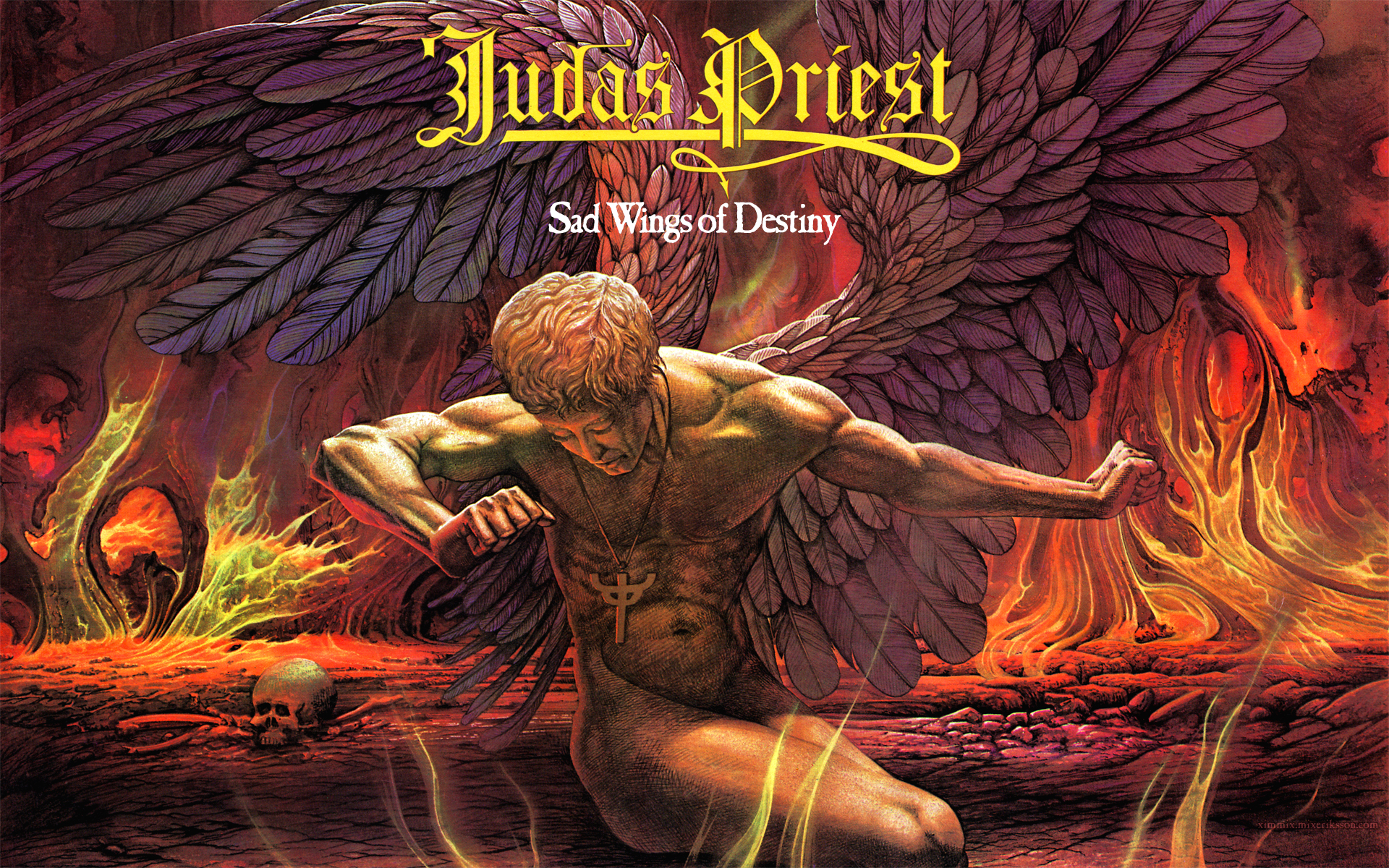hard rock, album cover, judas priest, music, heavy metal QHD