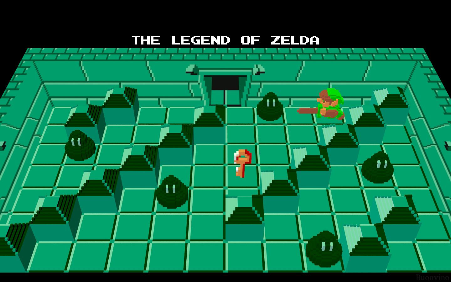 Legend of zelda nes карта