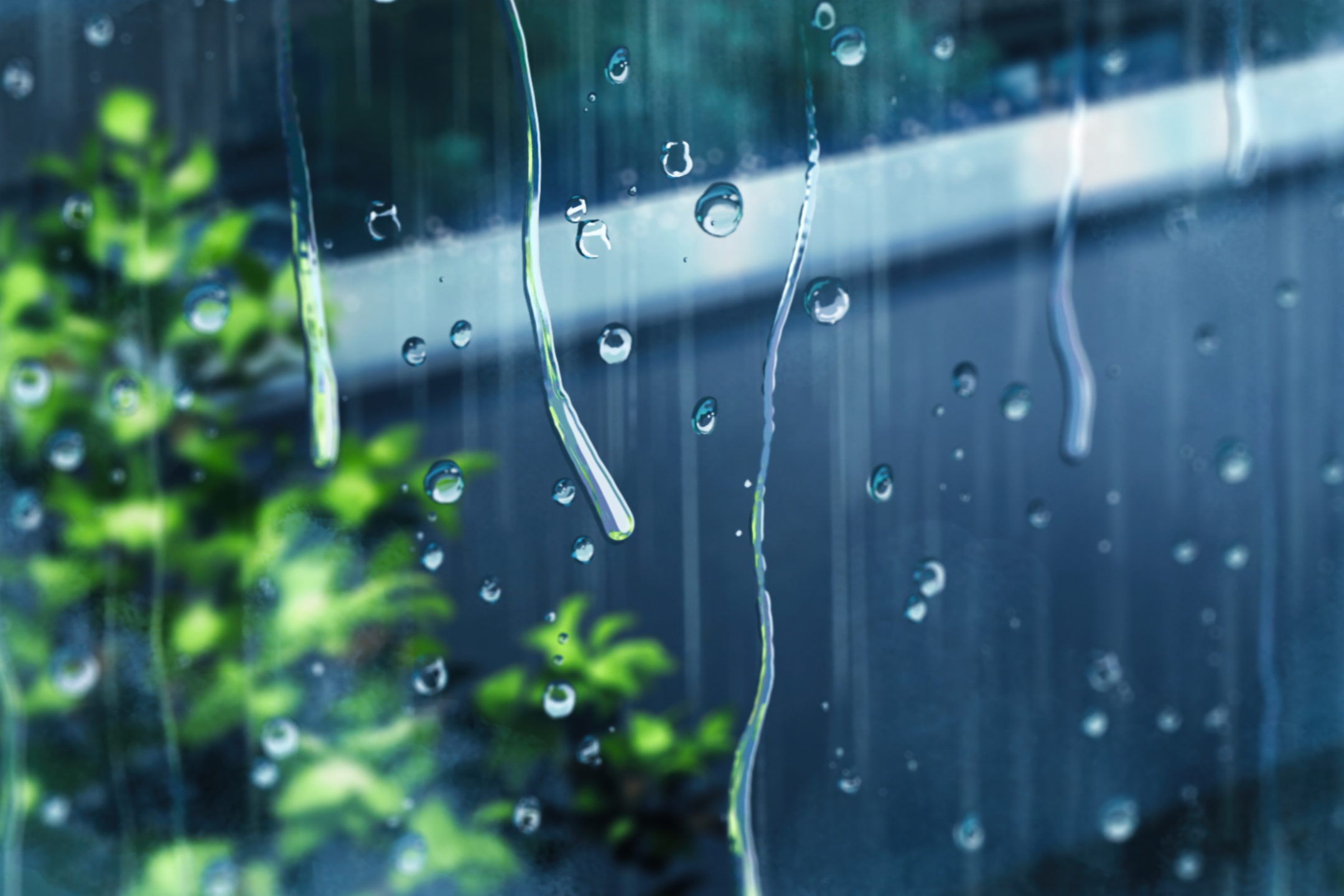 Аниме Макото Синкай сад изящных слов дождь