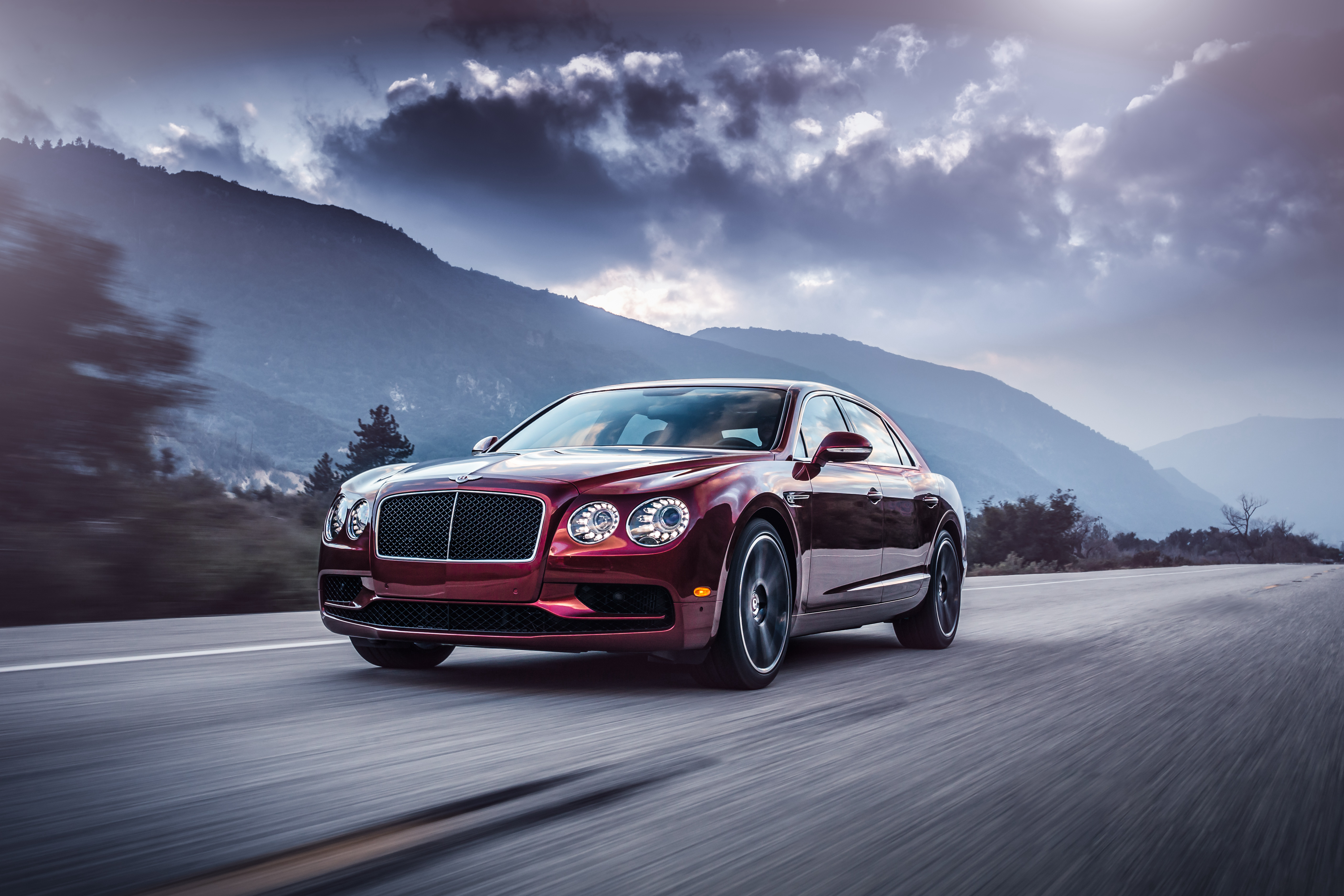 bentley, cars, traffic, movement, flying spur for android