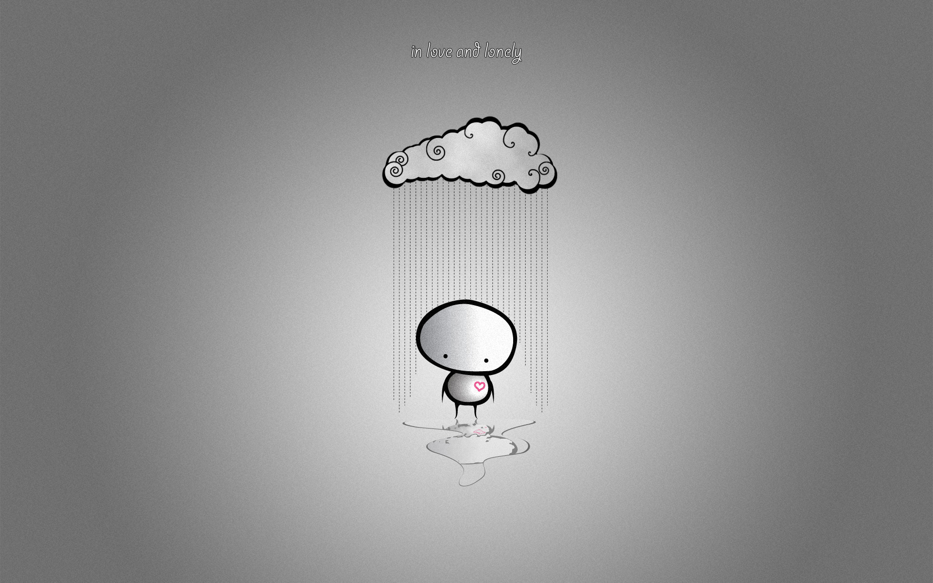 love, mood, lonely, sad, minimalist, gray, cloud, artistic wallpaper for mobile