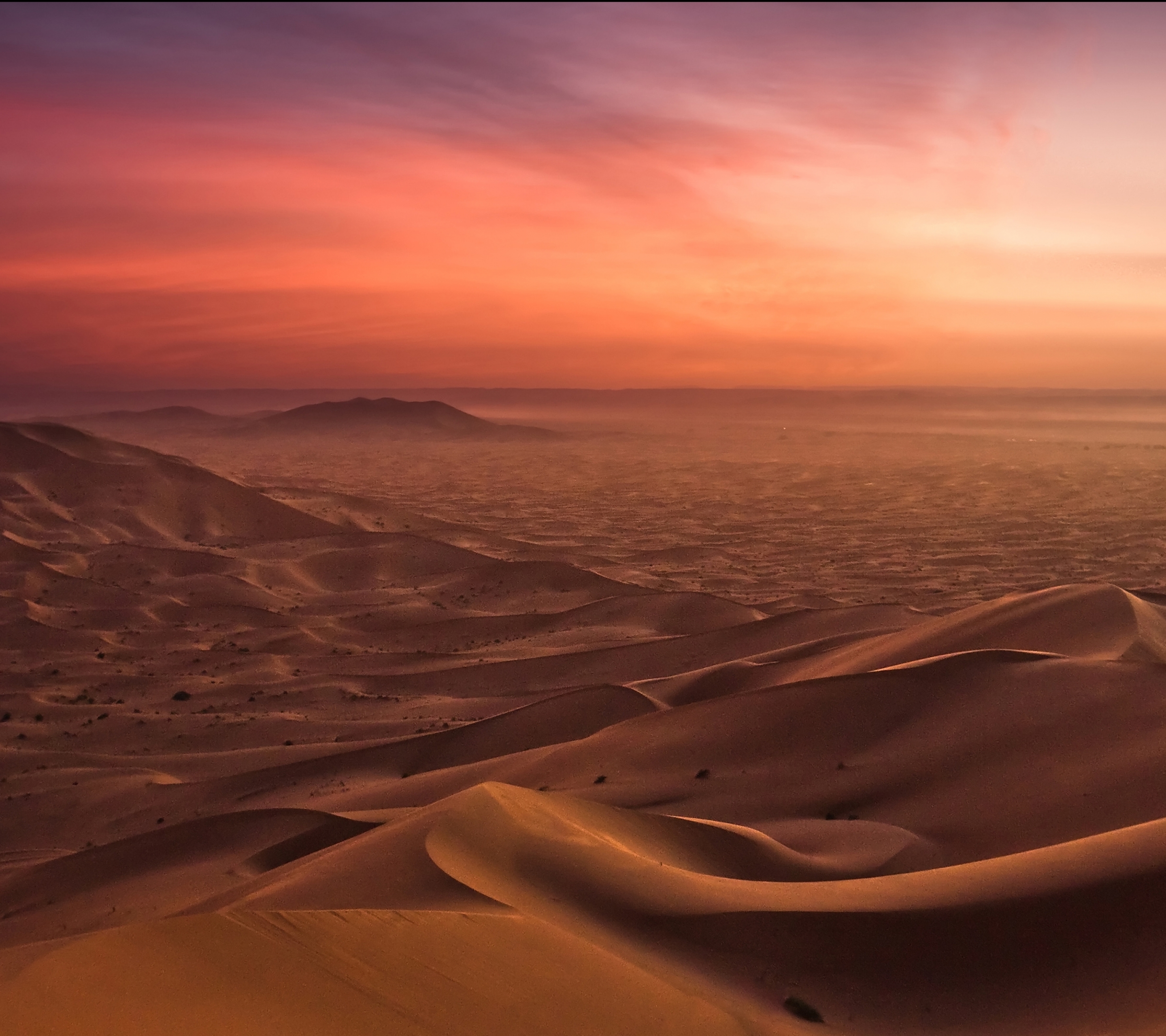 1212483壁紙のダウンロード地球, 荒野, モロッコ, 砂丘, 地平線, 日没, 砂-スクリーンセーバーと写真を無料で