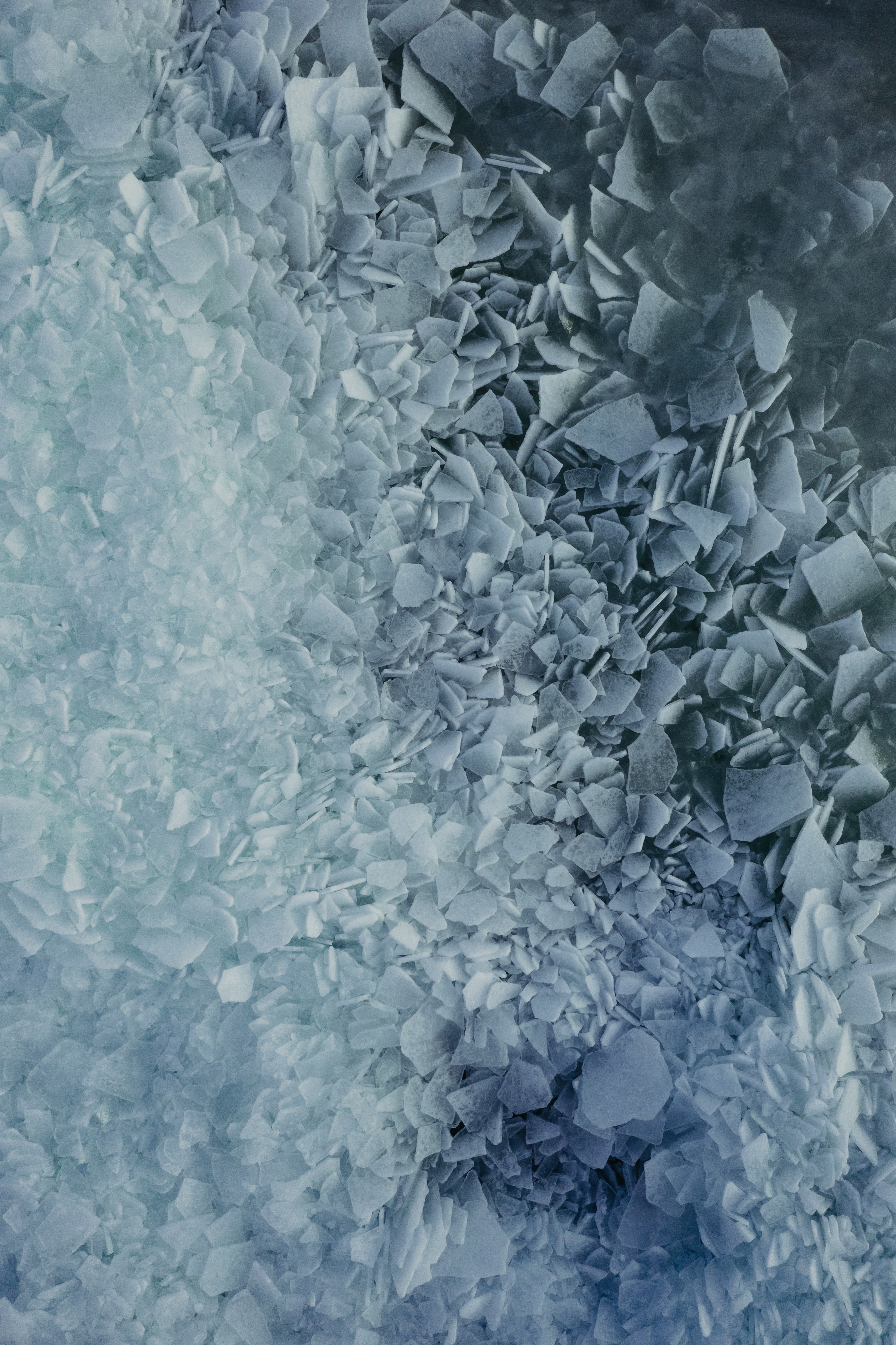 shards, nature, water, ice, view from above, smithereens 1080p