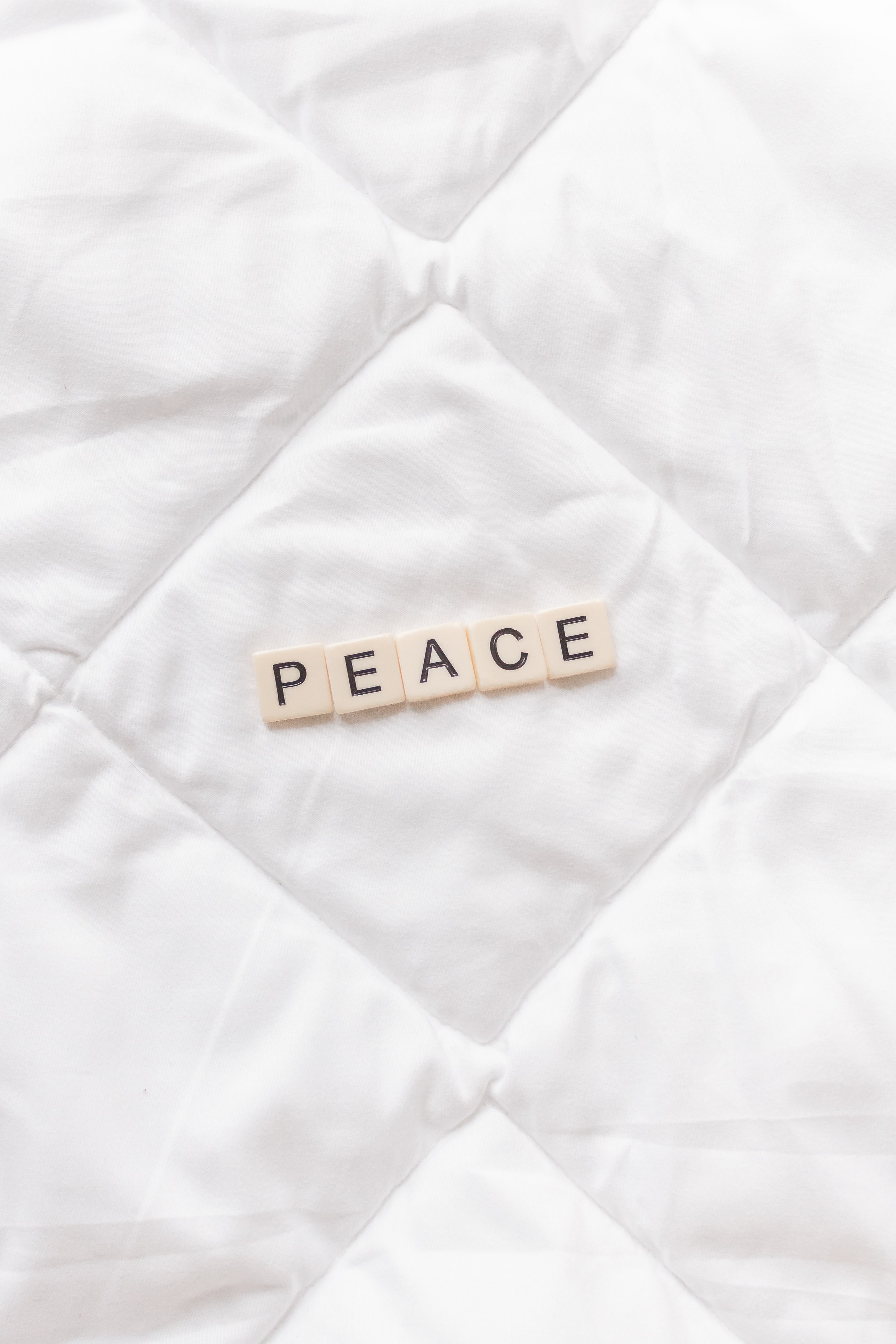 peace, word, cubes, words, cloth, inscription, world Smartphone Background