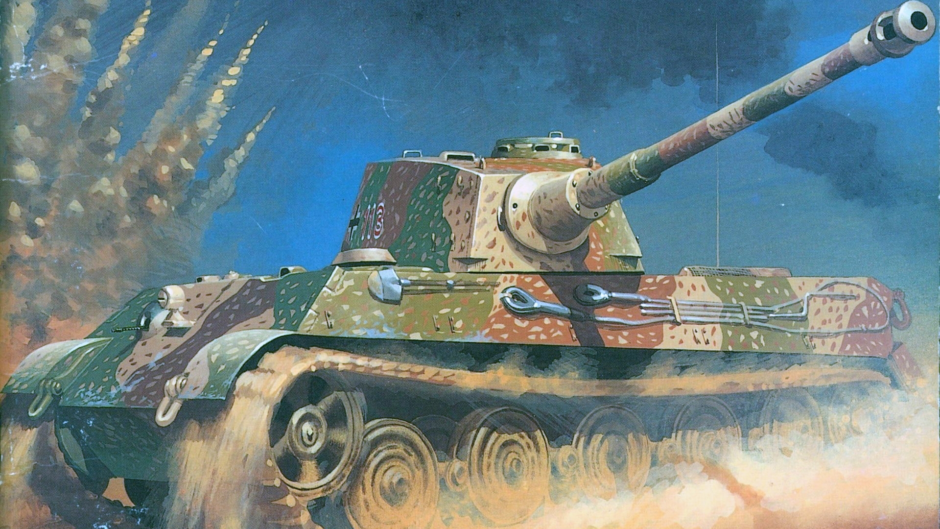 Немецкий танк тигр 2