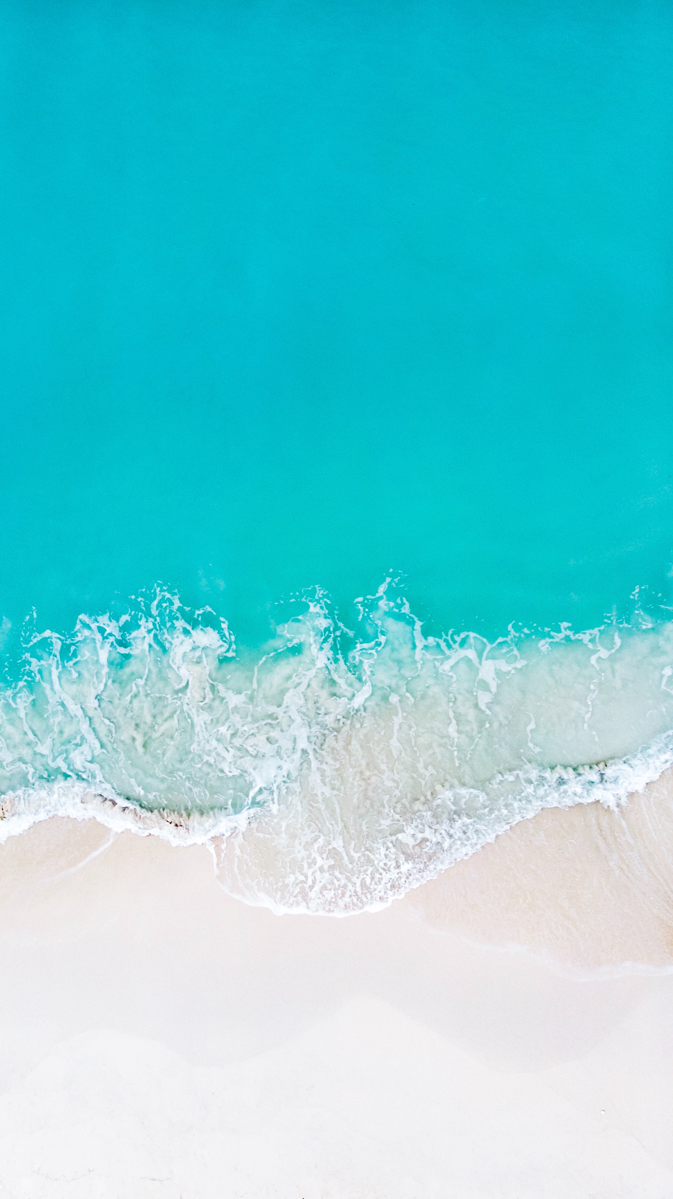 55616 descargar fondo de pantalla playa, arena, ola, naturaleza, mar, vista desde arriba, orilla, banco, onda: protectores de pantalla e imágenes gratis