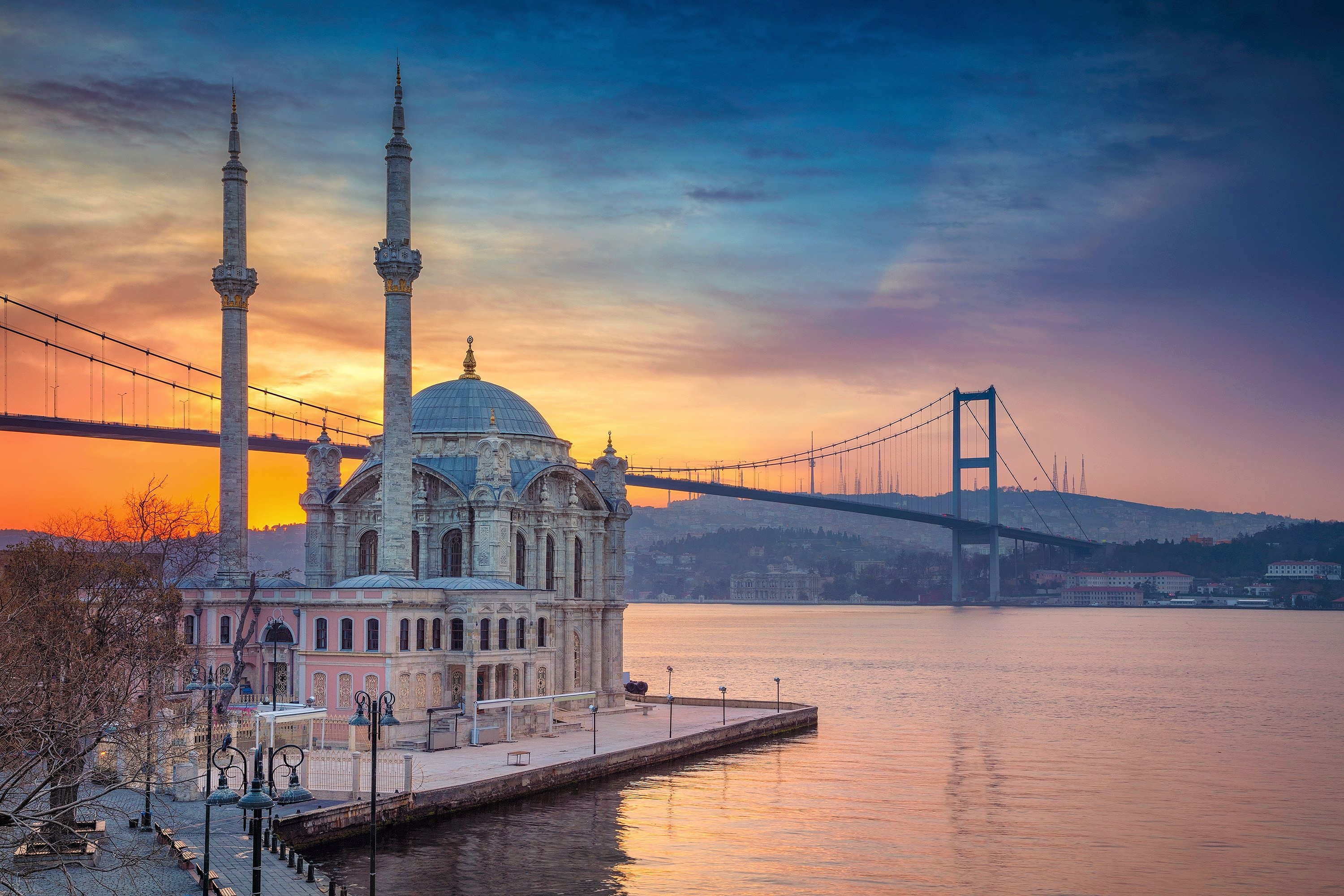 bosphorus, turkey, istanbul, ortaköy mosque, religious, bridge, mosque, mosques 5K
