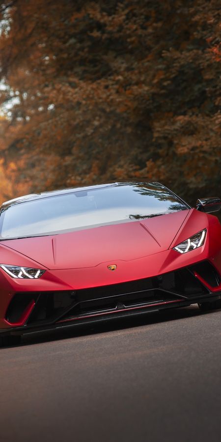 Lamborghini Huracan Performante красный