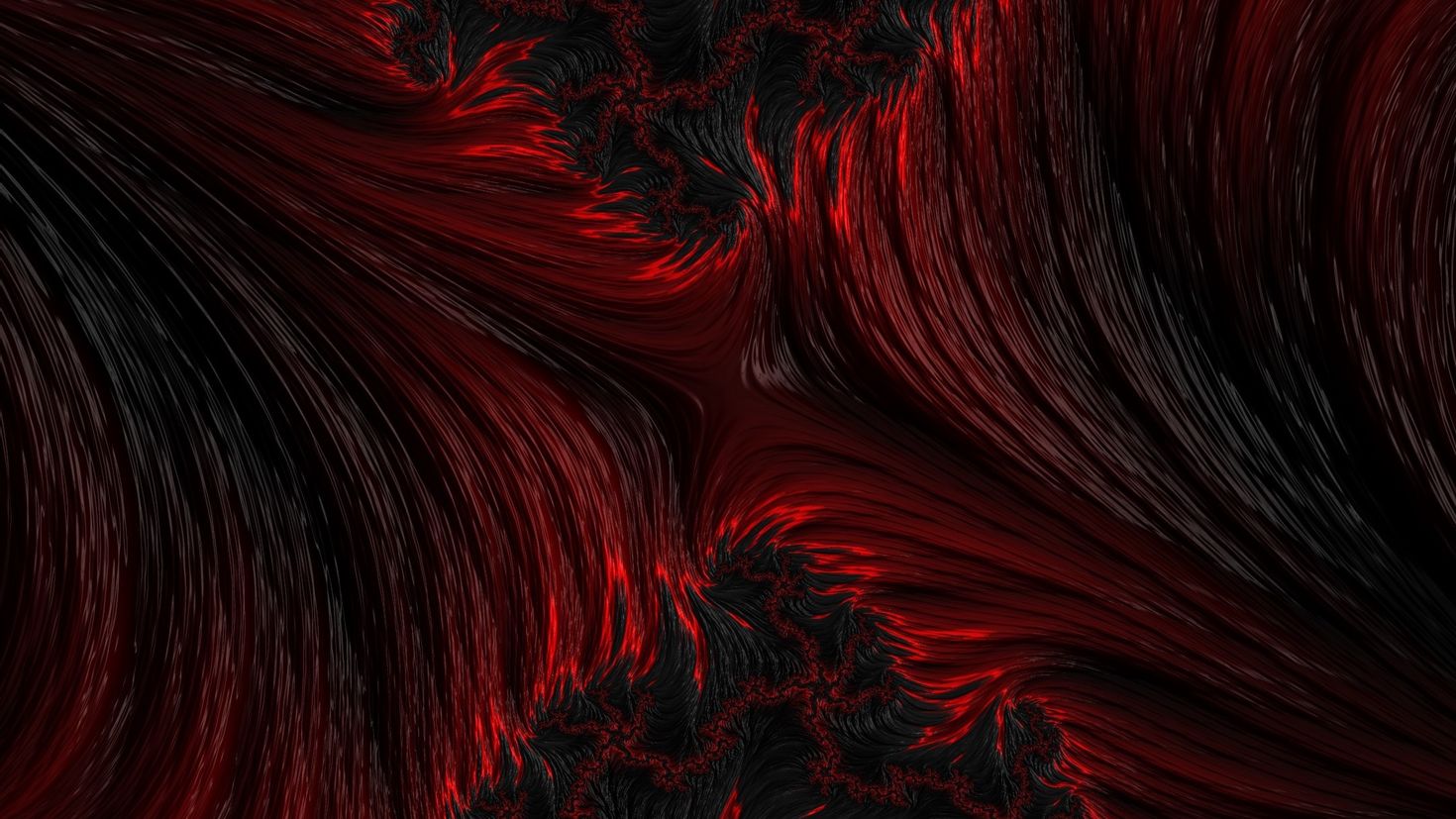 Красно черная абстракция