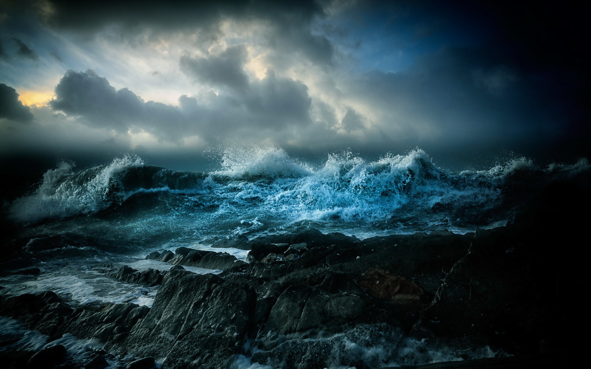 656909 descargar fondo de pantalla océano, ola, tierra/naturaleza, tormenta: protectores de pantalla e imágenes gratis
