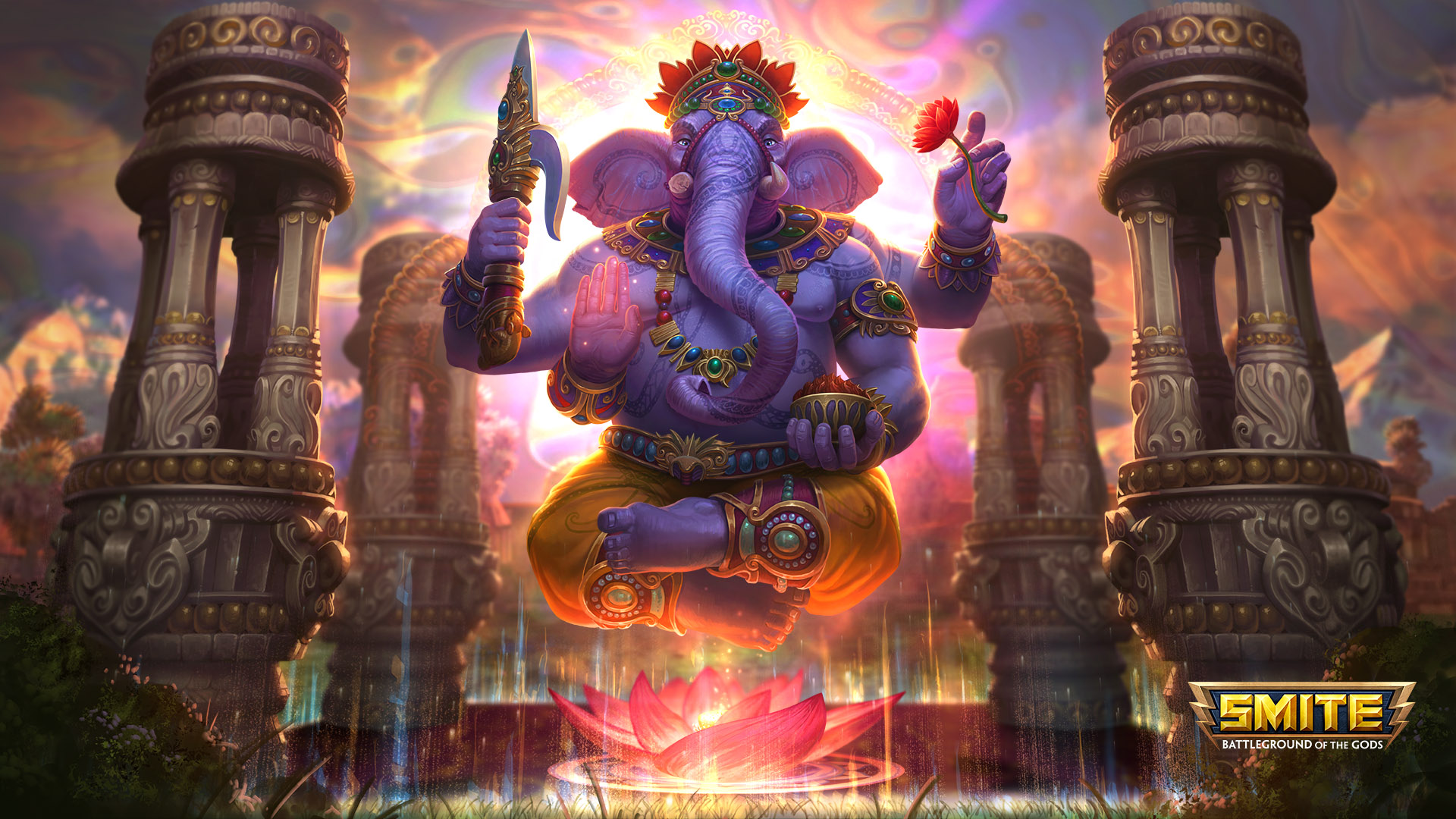 Ganesha (Smite) iPhone wallpapers
