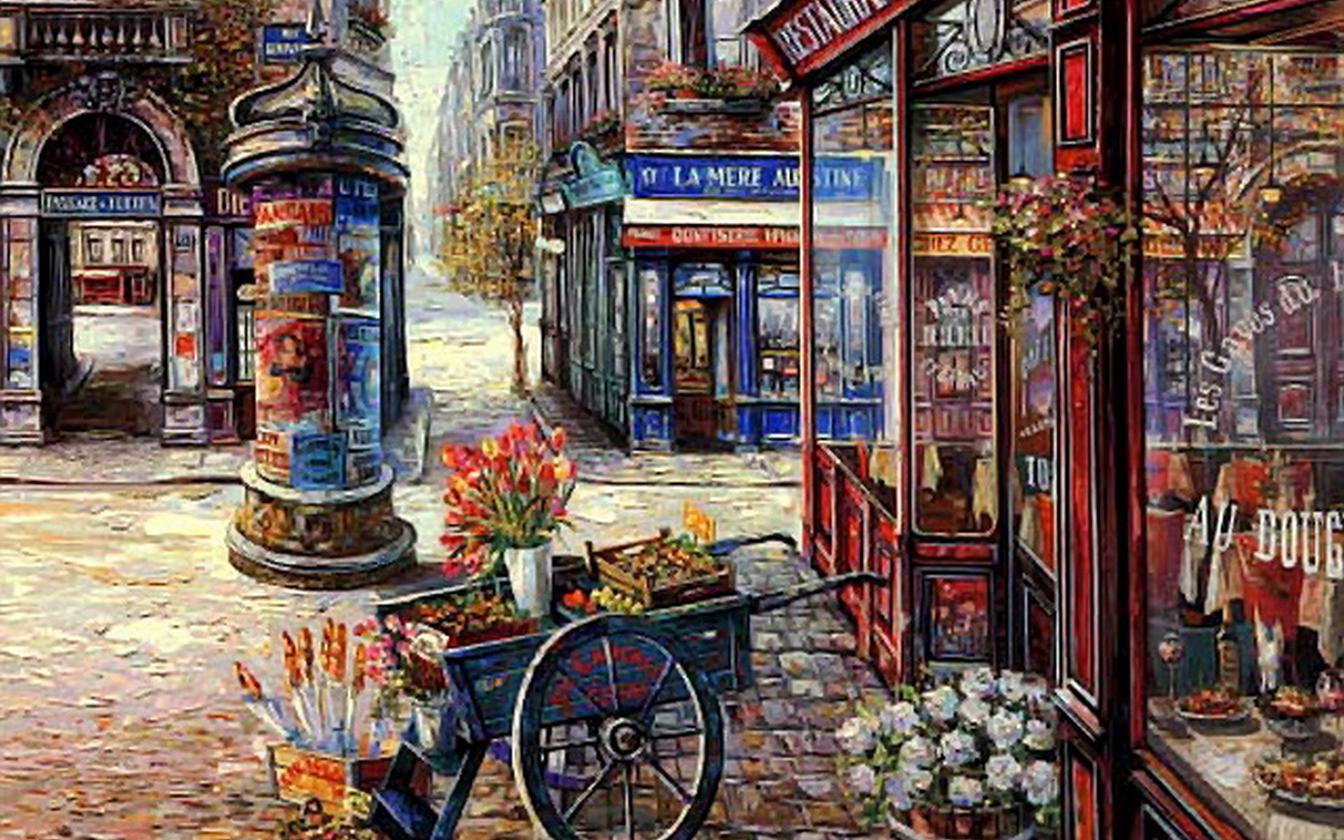 улицы старого парижа