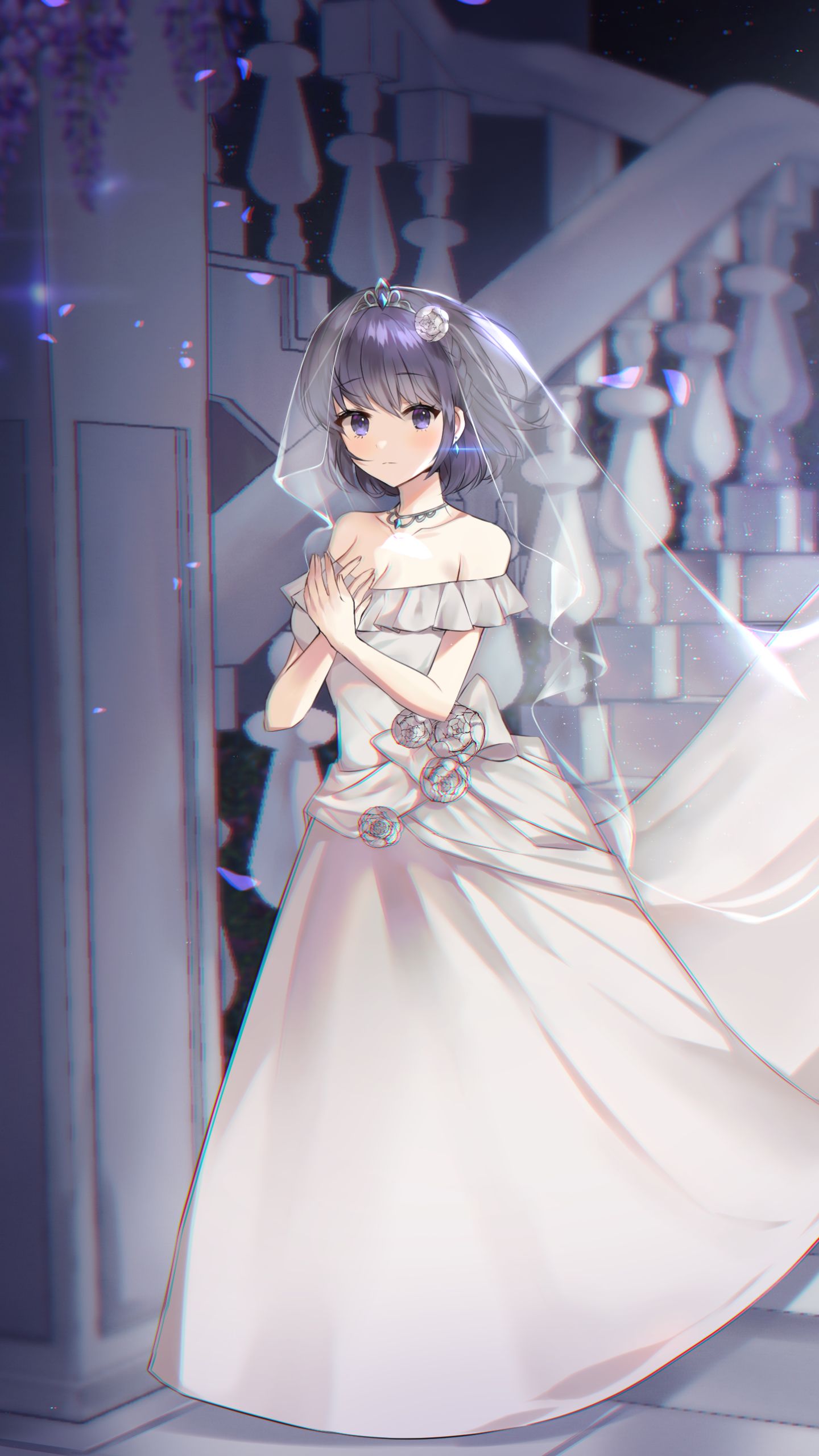 An Anime Photo With A Bride Walking Down Aisle With Flowers Background,  Funny Funeral Picture Background Image And Wallpaper for Free Download