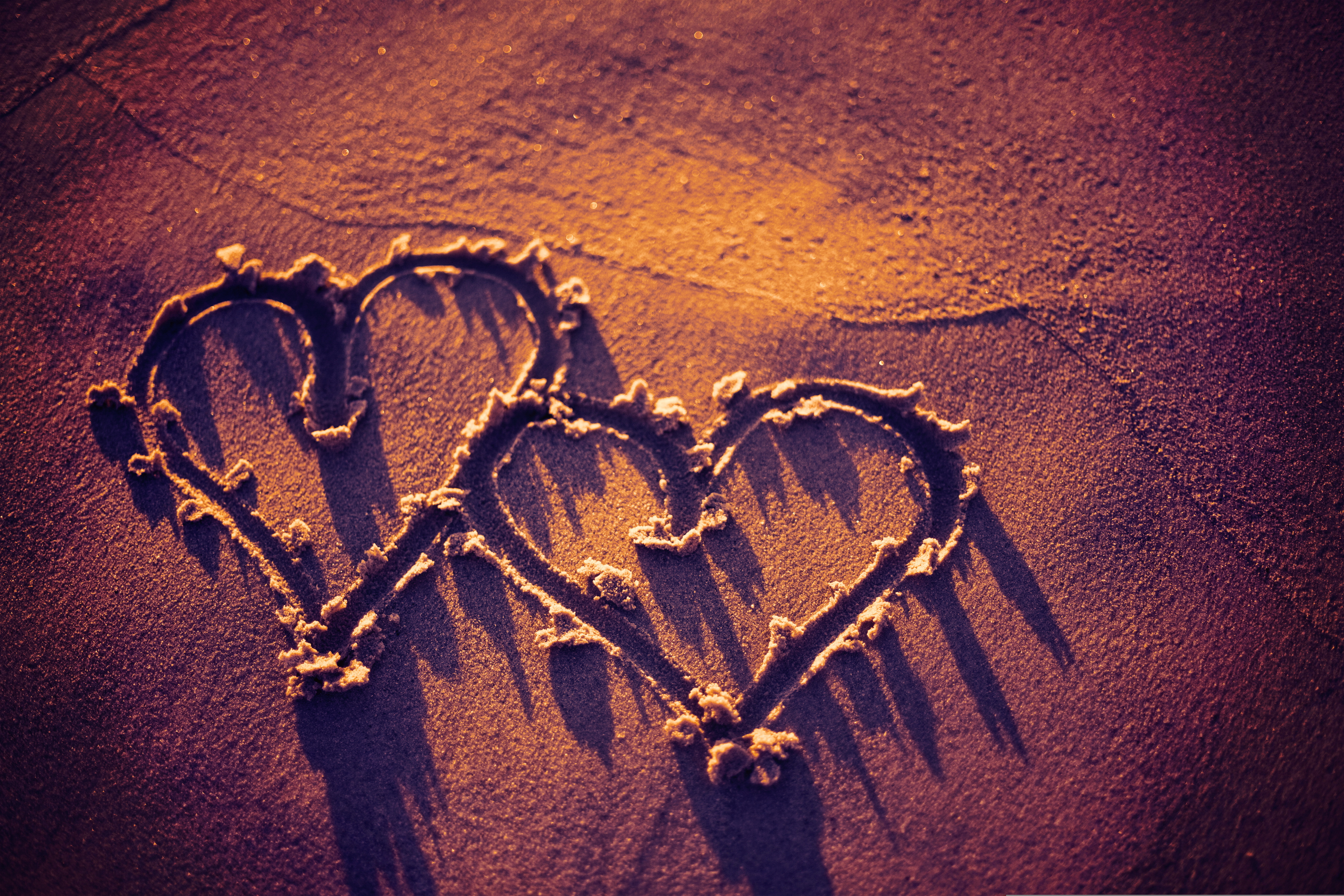 Download mobile wallpaper Sand, Love, Heart, Photography, Romantic for free.